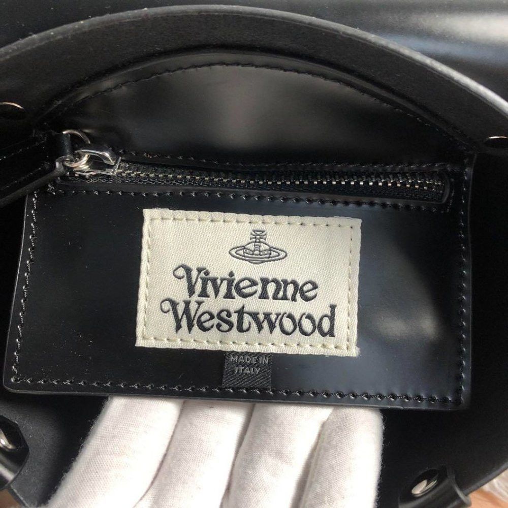 Vivienne Westwood ❤Vivienne Westwood Black Kim Messenger Bag Size ONE SIZE - 18 Thumbnail