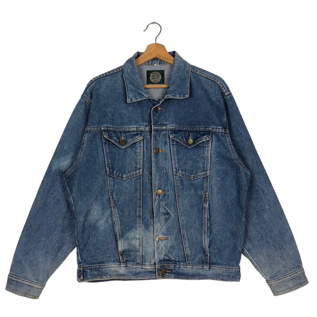 Japanese Brand 🔥90’s Hook Angel Trucker Denim Jacket Hysteric Glamour Size US M / EU 48-50 / 2 - 2 Thumbnail