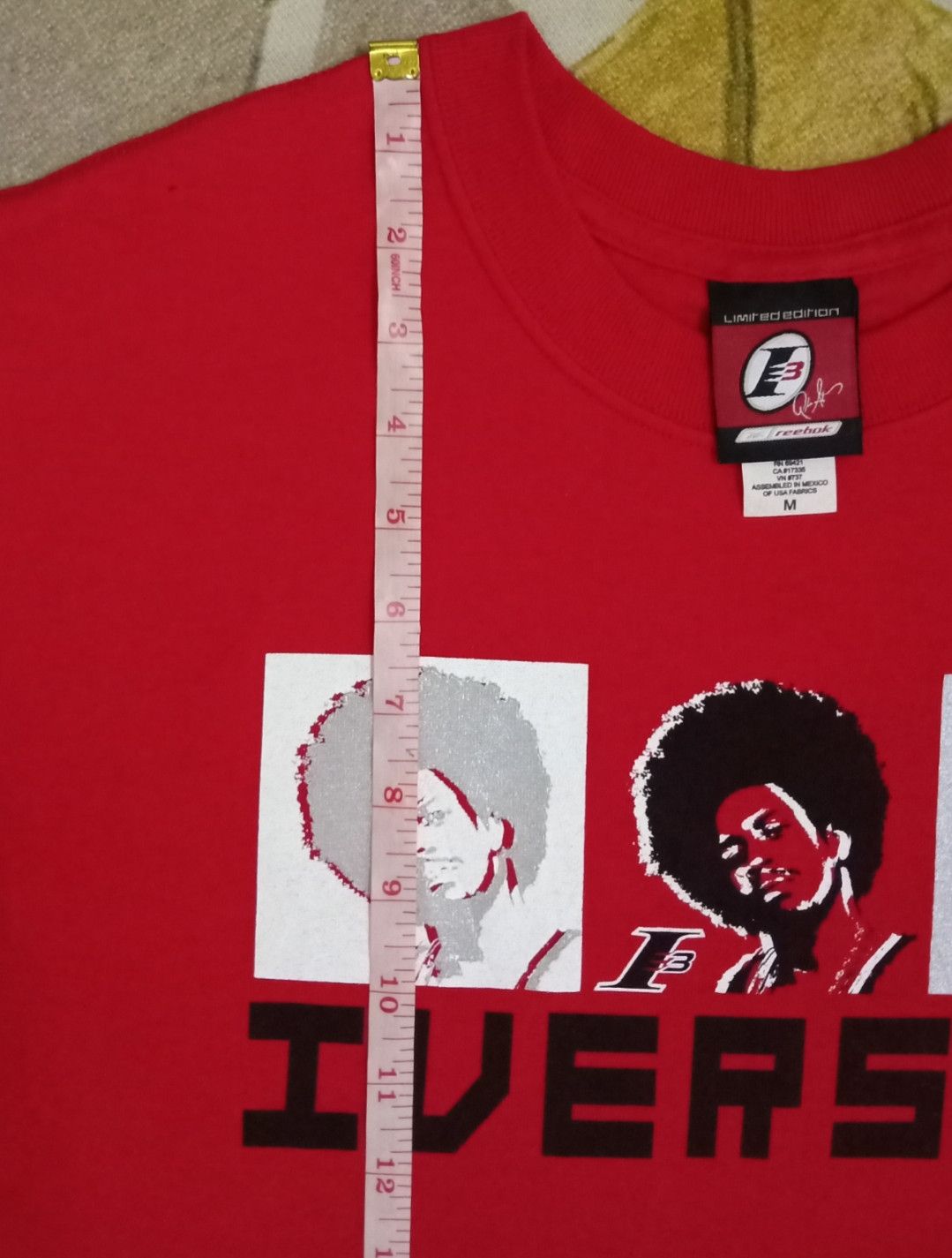 NBA × Reebok Allen Iverson "the Answer" Limited Edition Reebok T-shirt Size US L / EU 52-54 / 3 - 15 Thumbnail