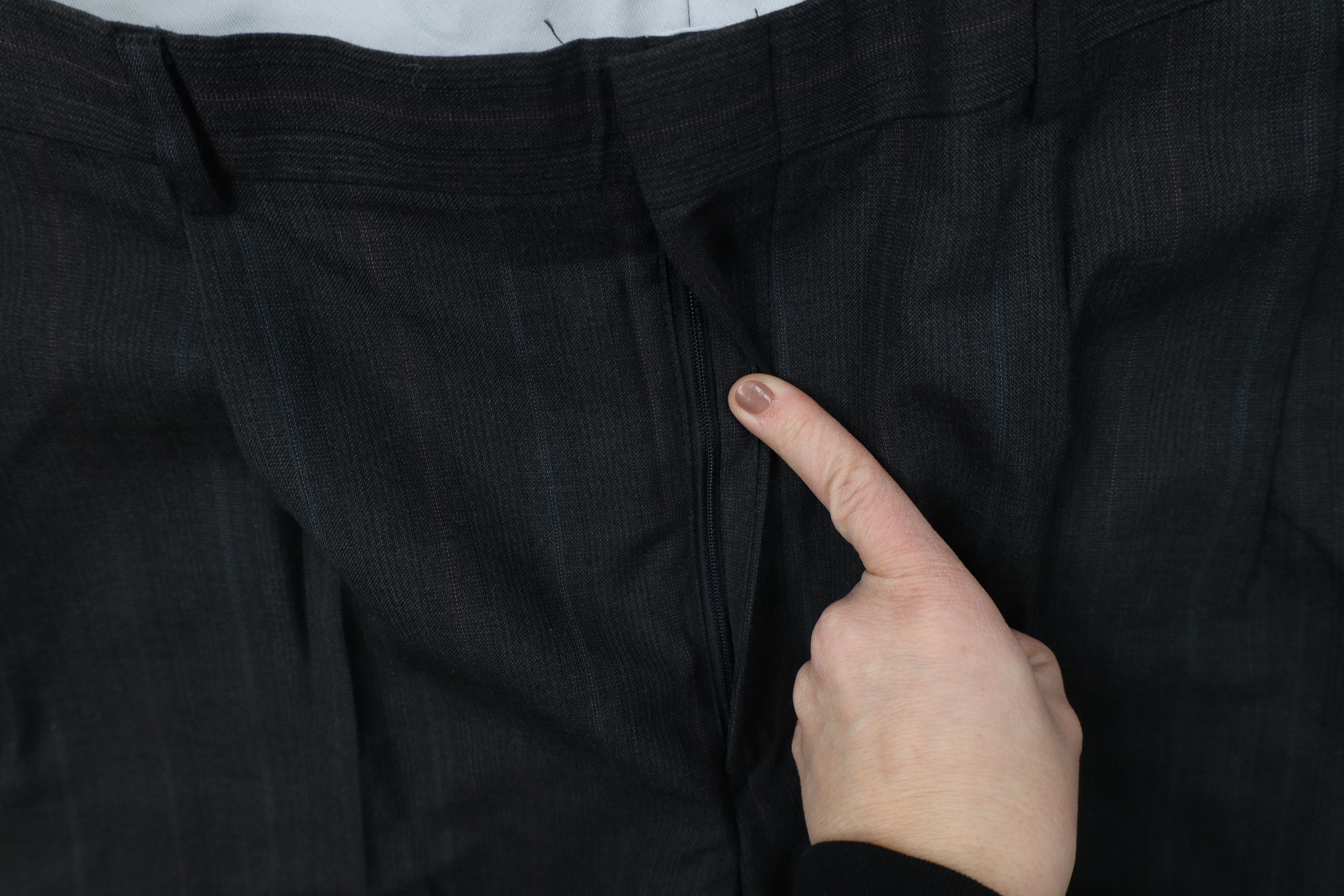 Vintage Vintage 90s Streetwear Blend Pinstriped Wide Leg Chino Pants Size US 40 / EU 56 - 6 Thumbnail