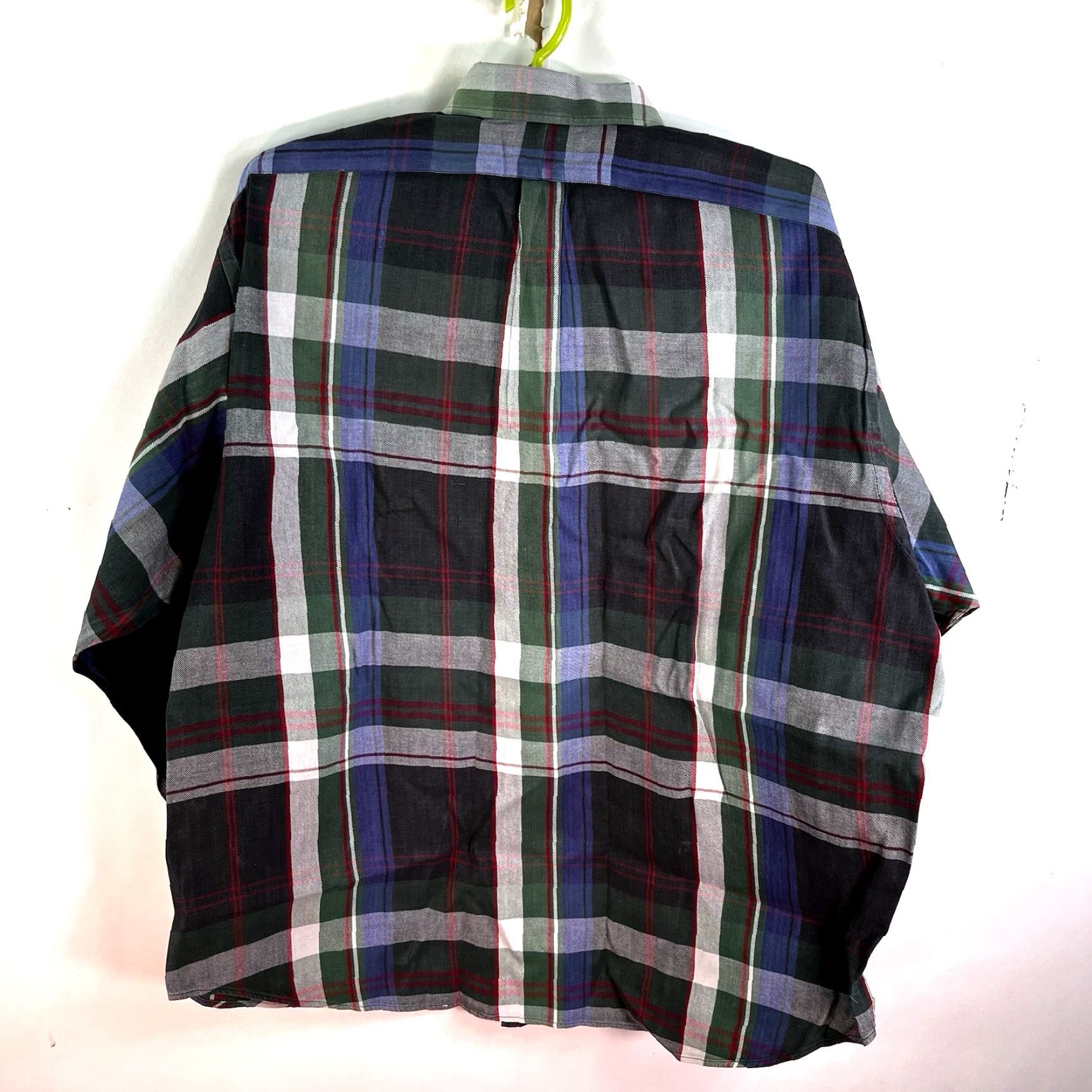 Ralph Lauren VINTAGE Ralph Lauren Men’s Big Shirt Plaid Button-Up 2XL Green/Blue Casual Classic Size US XXL / EU 58 / 5 - 6 Thumbnail