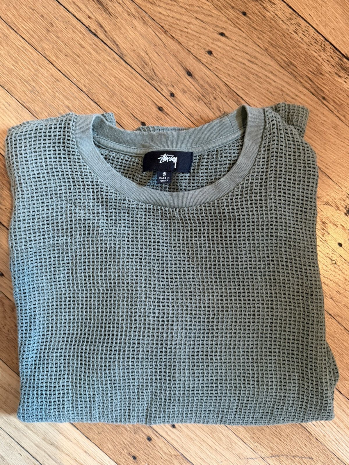 Stussy Stussy Mesh Knit Shirt Size US S / EU 44-46 / 1 - 2 Thumbnail
