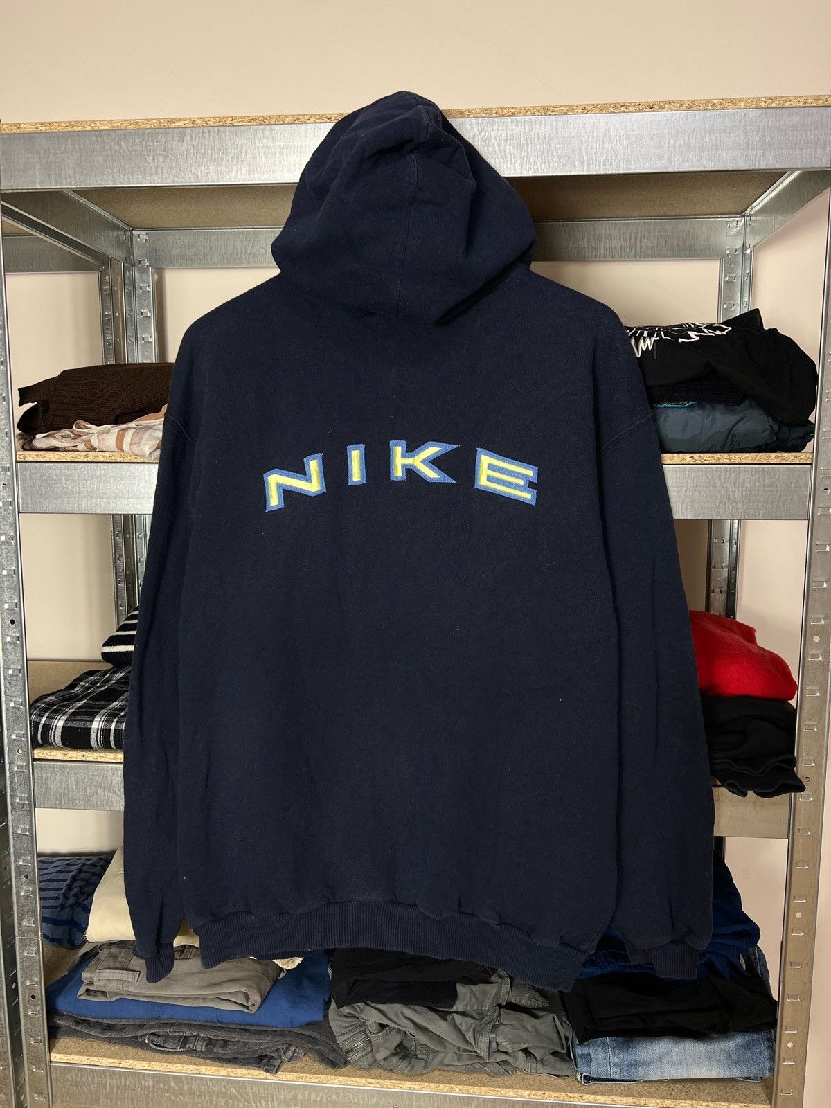 Other Y2K Vintage Nike Zip Hoodie Big Logo Back Embroidered Size L Size US L / EU 52-54 / 3 - 1 Thumbnail