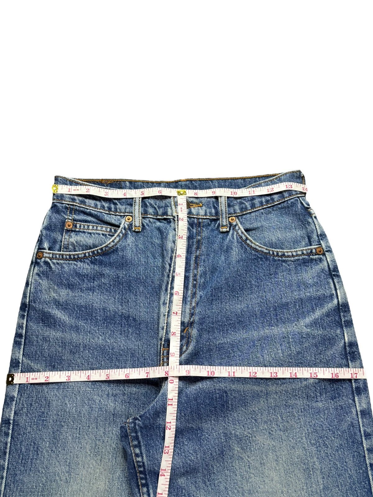 Levi's Vintage 90s Levis 855 Orange Tab Mud Wash Loose Jeans Size US 28 / EU 44 - 12 Thumbnail