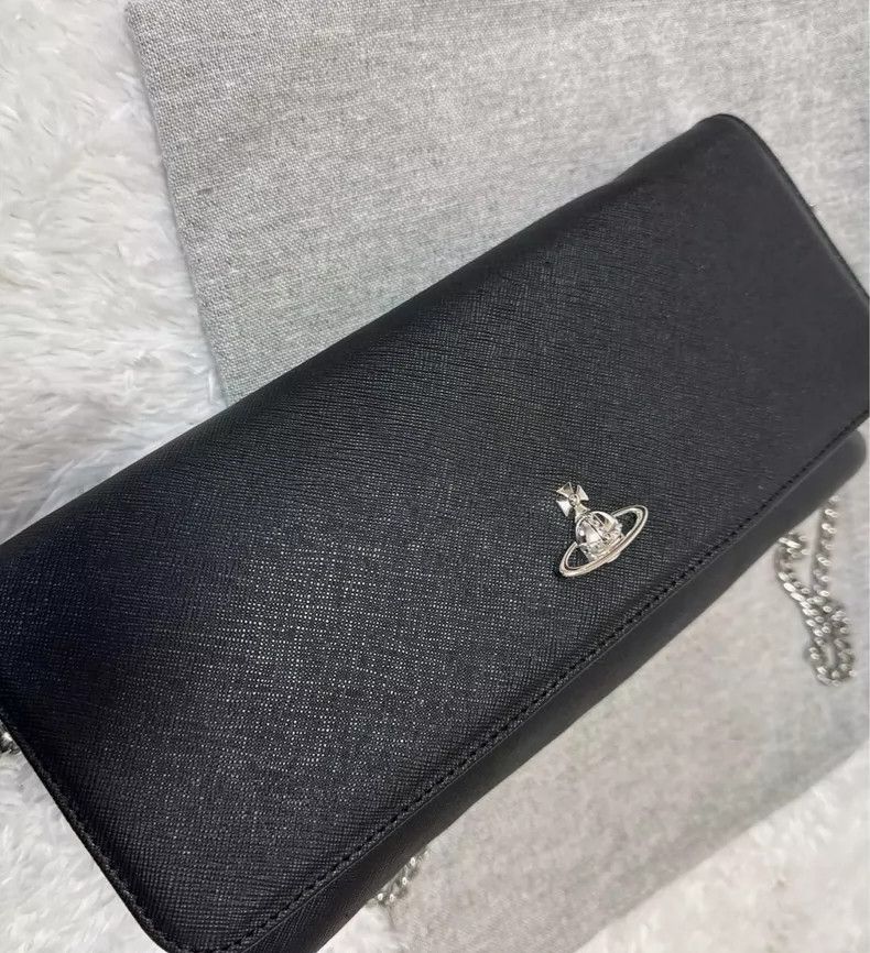 Vivienne Westwood Vivienne Westwood size os Saturn leather black long strip u Size ONE SIZE - 3 Thumbnail