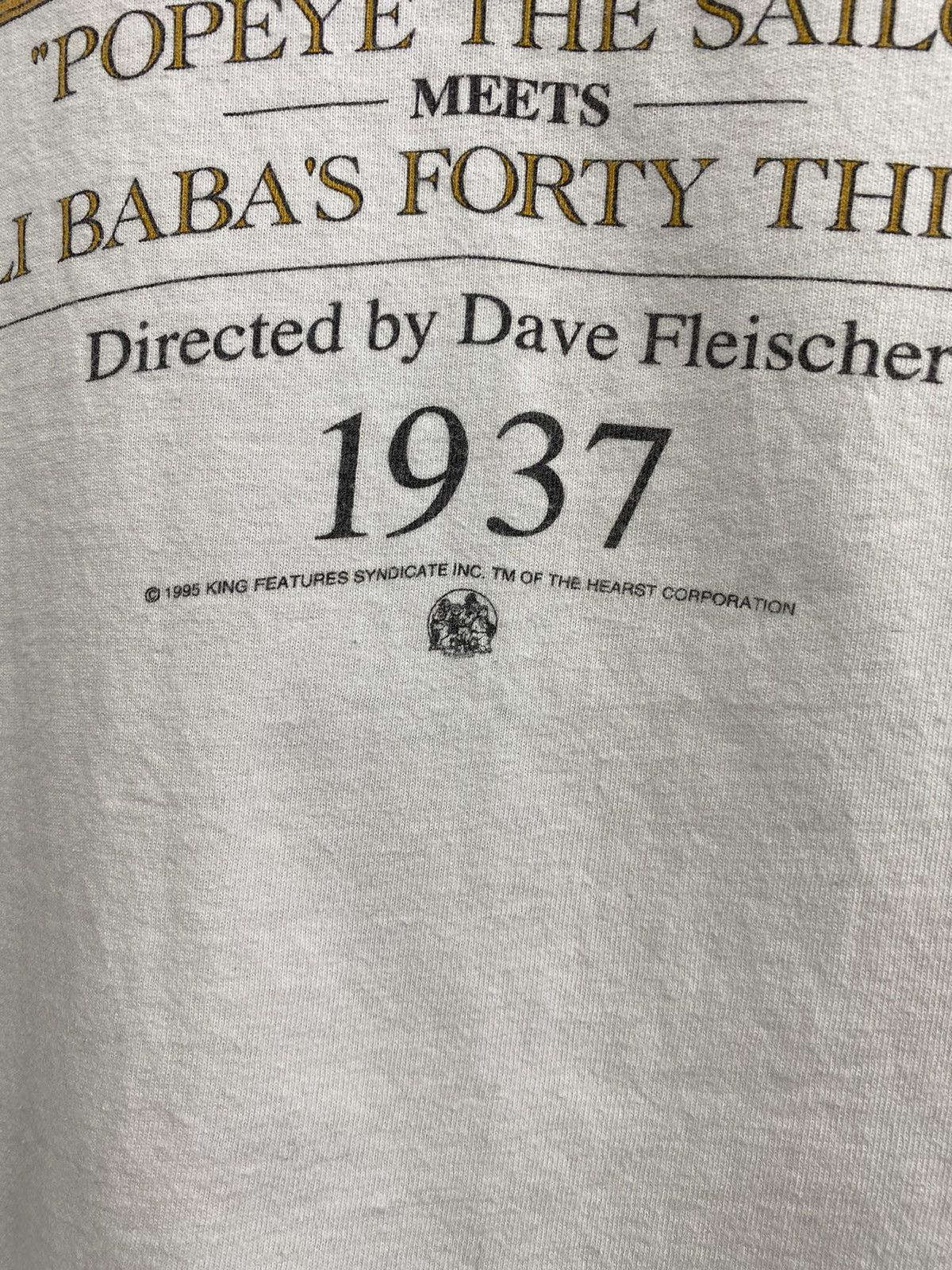 Disney 🇺🇸 Vintage 1995 Popeye T-shirt Universal Studios rare retro Size US M / EU 48-50 / 2 - 5 Thumbnail