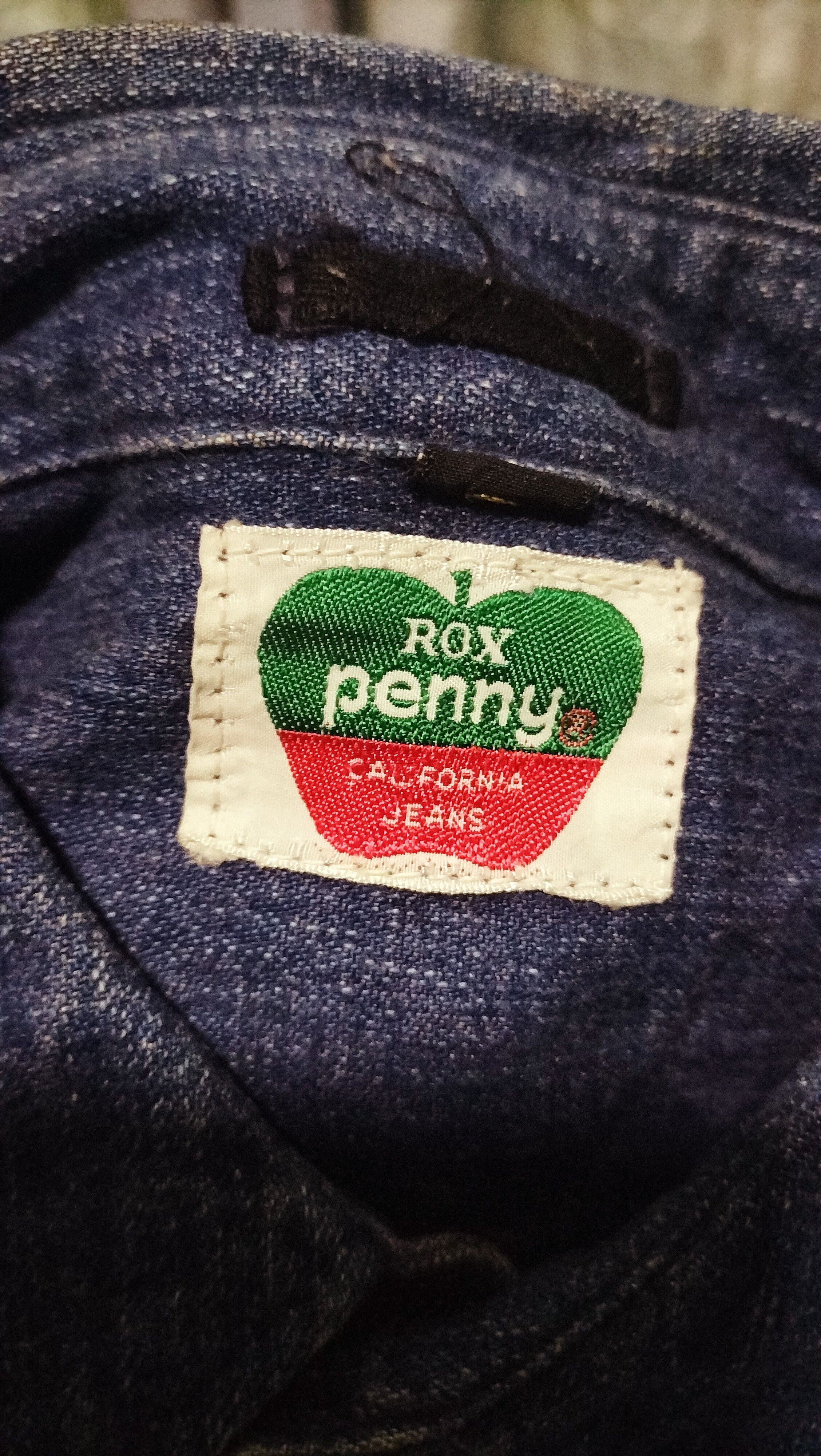Vintage 70s Rox Penny Denim Jacket Fashion Rockstar Size M / US 6-8 / IT 42-44 - 6 Thumbnail