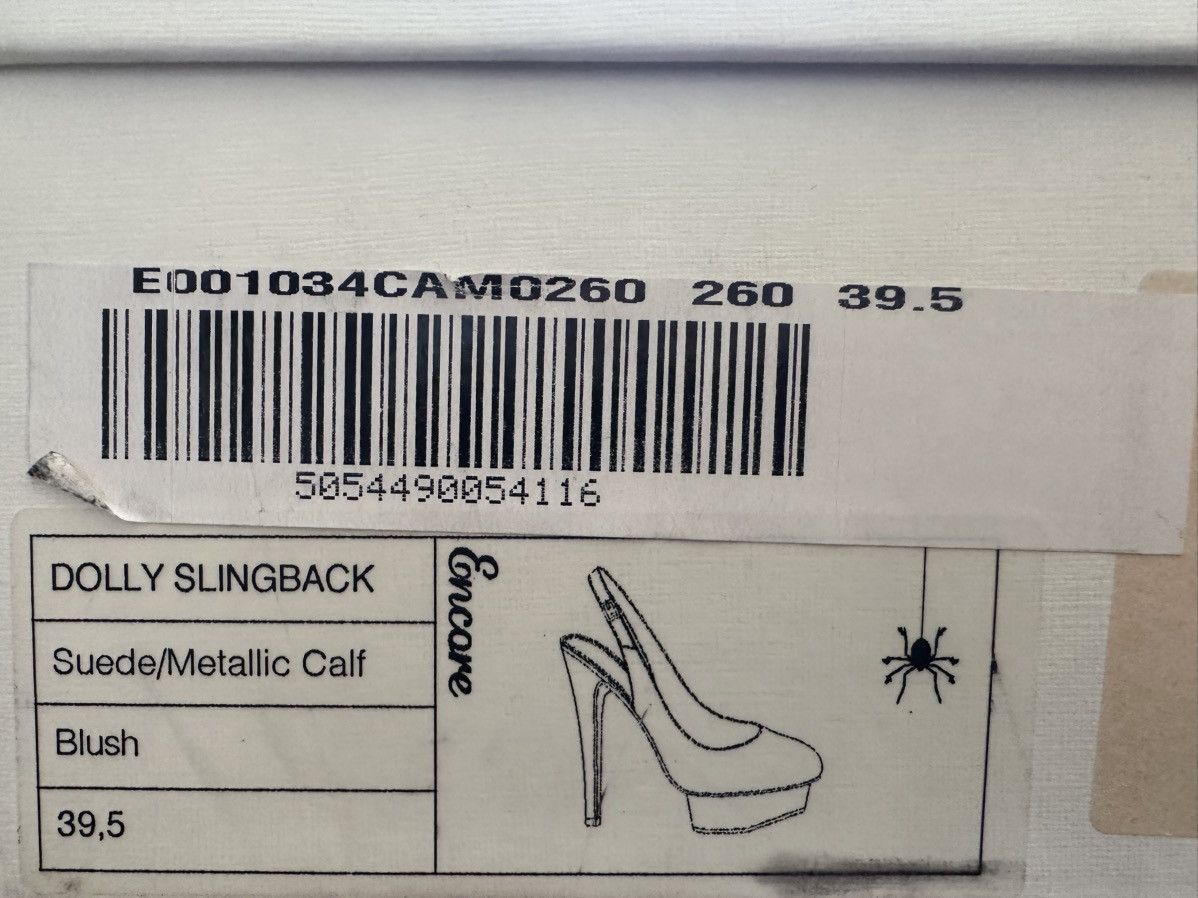 Charlotte Olympia Charlotte Olympia Dolly Slingback - Blush Suede Heels Size US 9.5 / IT 39.5 - 7 Thumbnail