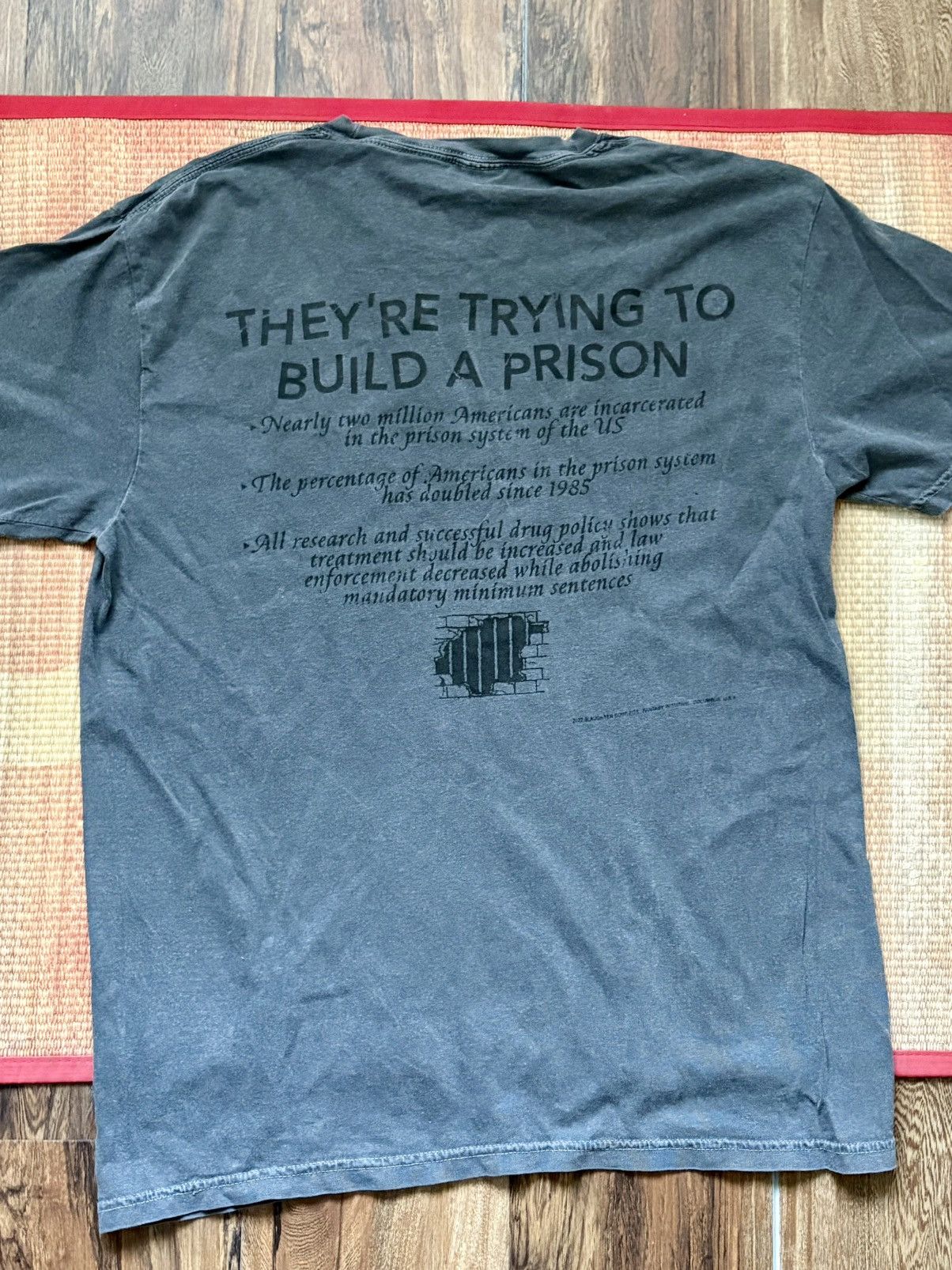 Comfort Colors System Of A Down Prison Song Double Sided Tshirt Band Tshirt Size US L / EU 52-54 / 3 - 4 Thumbnail