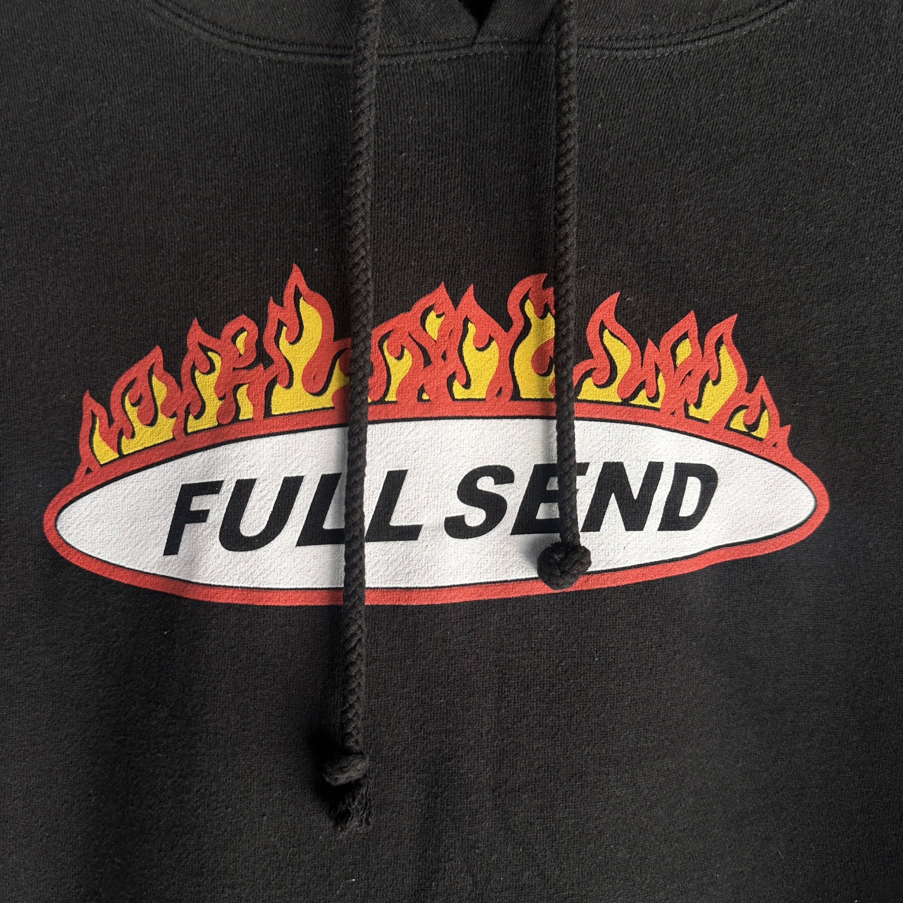 Full Send Full Send Nelk Boys Hoodie Mens Fire Flames Logo Size US S / EU 44-46 / 1 - 3 Thumbnail