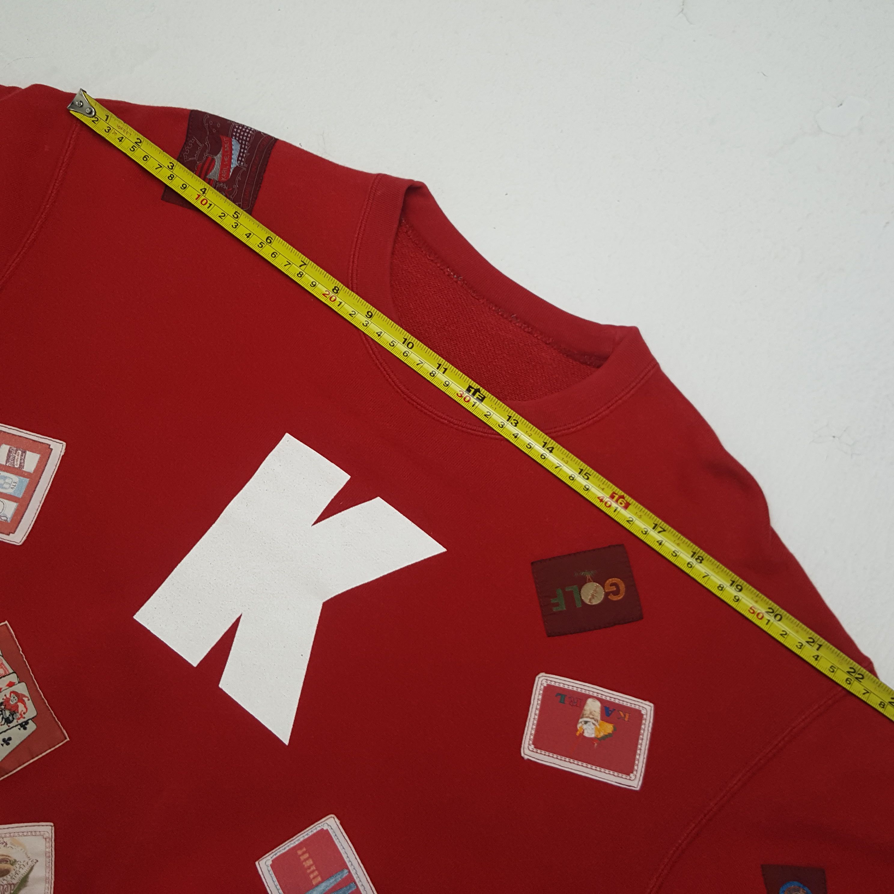 Karl Helmut × Vintage Vintage Karl Helmut Patches Design Sweatshirt Size US L / EU 52-54 / 3 - 6 Thumbnail