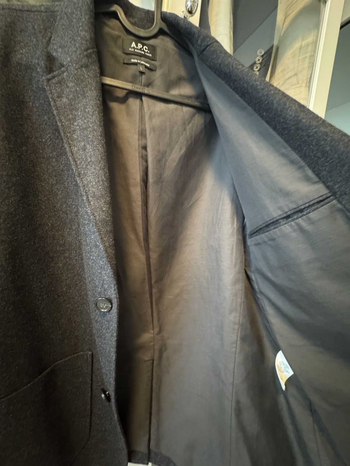 A.P.C. A.P.C. Blazer with Patch Pockets Size 52L - 3 Thumbnail