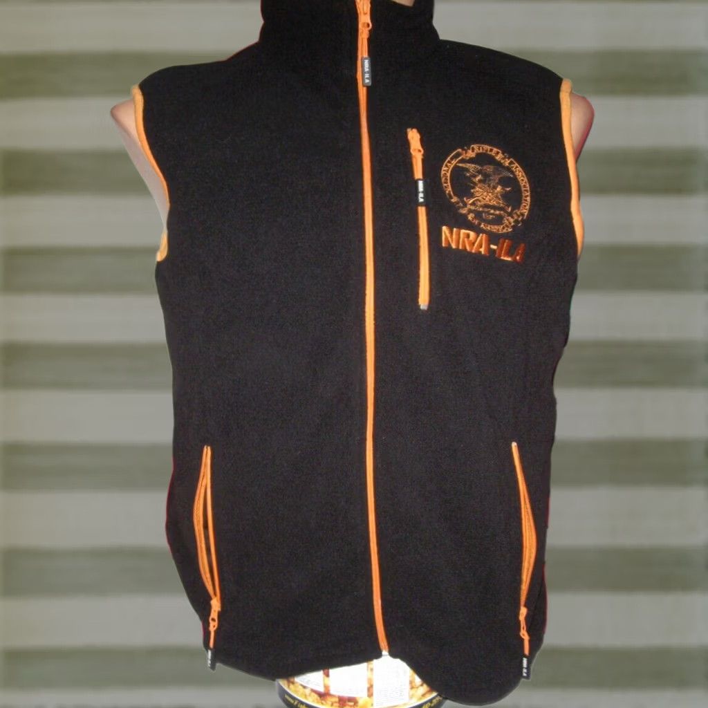 Vintage NRA National Riffel Association Full Zip Fleece VEST Hunting Men's Large (slim) Size US L / EU 52-54 / 3 - 1 Thumbnail
