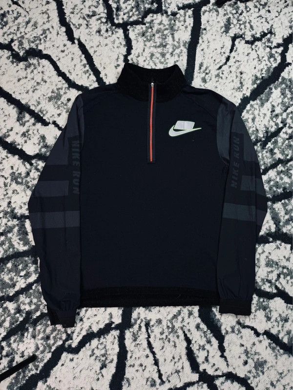 Nike Nike Halfzip running sports sweatshirt black M Size US M / EU 48-50 / 2 - 1 Thumbnail