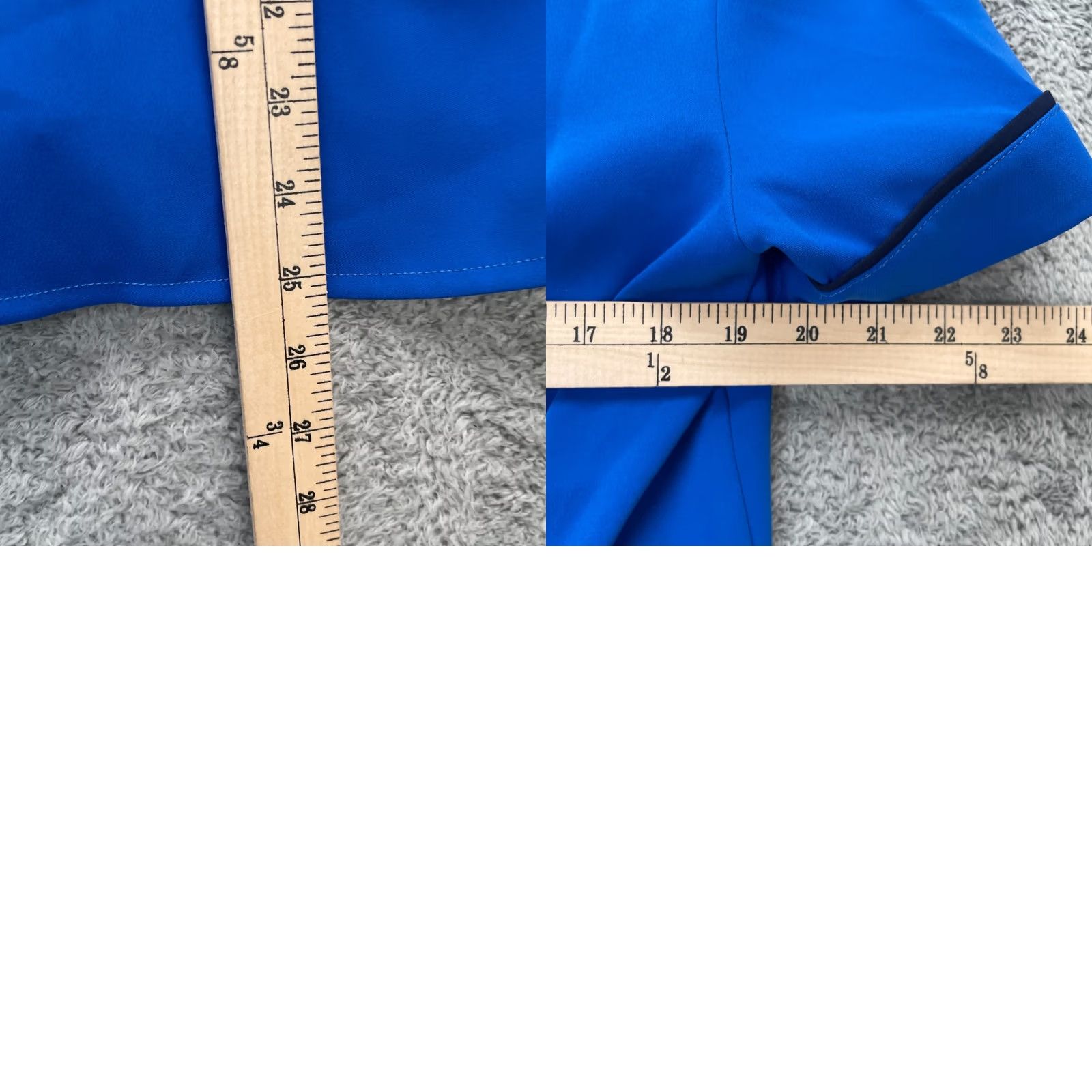 Brooks Brothers Brooks Brothers Top Womens Large Blue United Airlines Flight Attendant Employee Short Sleeve VINTAGE? Size L / US 10 / IT 46 - 8 Thumbnail