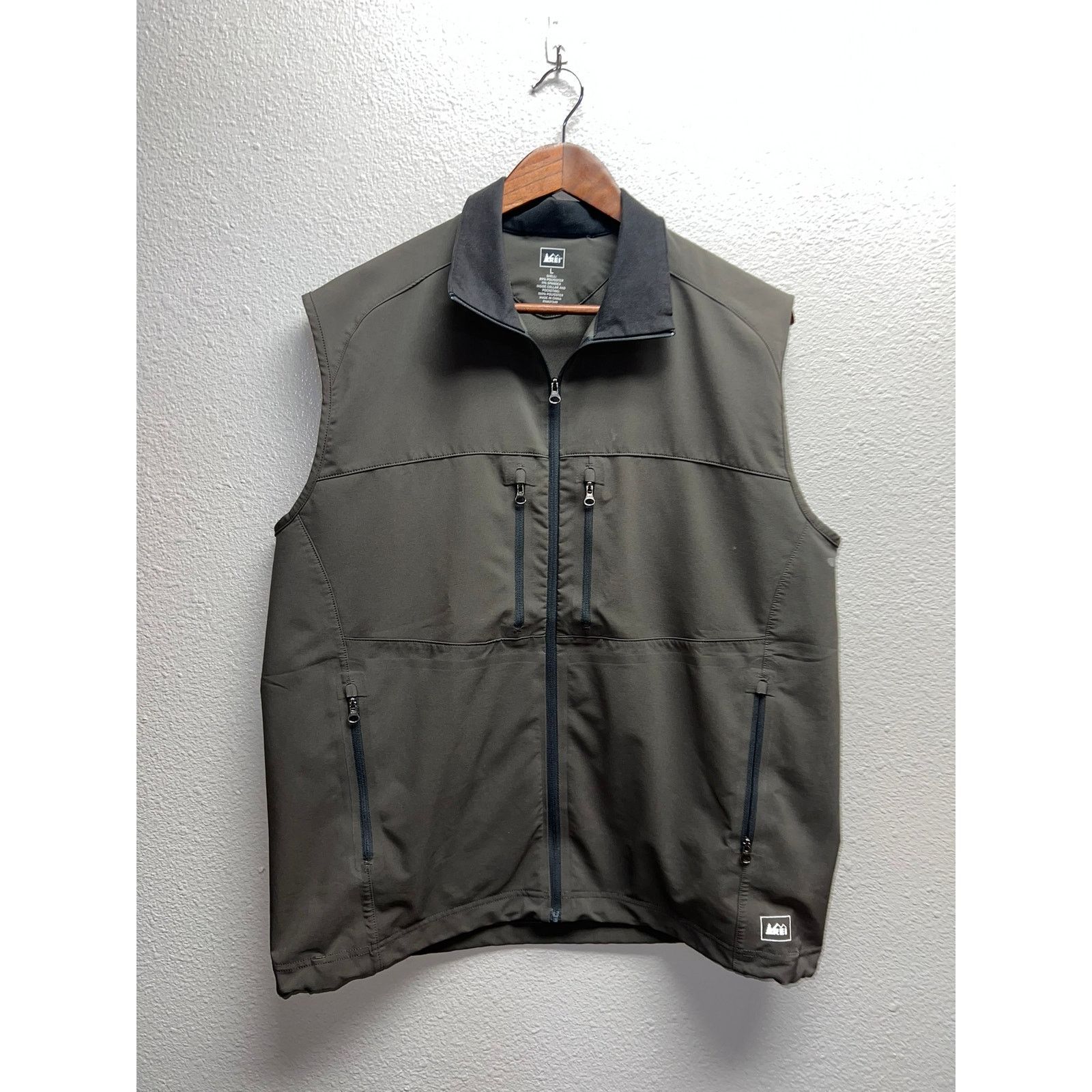 Vintage REI Endeavor Vest Co-Op Lighweight Softshell Gray Hiking L Size US L / EU 52-54 / 3 - 1 Thumbnail