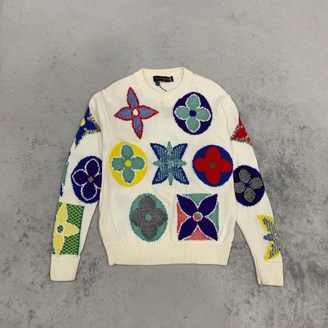 Louis Vuitton louis vuitton colorful round-neck sweater Size M / US 6-8 / IT 42-44 - 1 Thumbnail