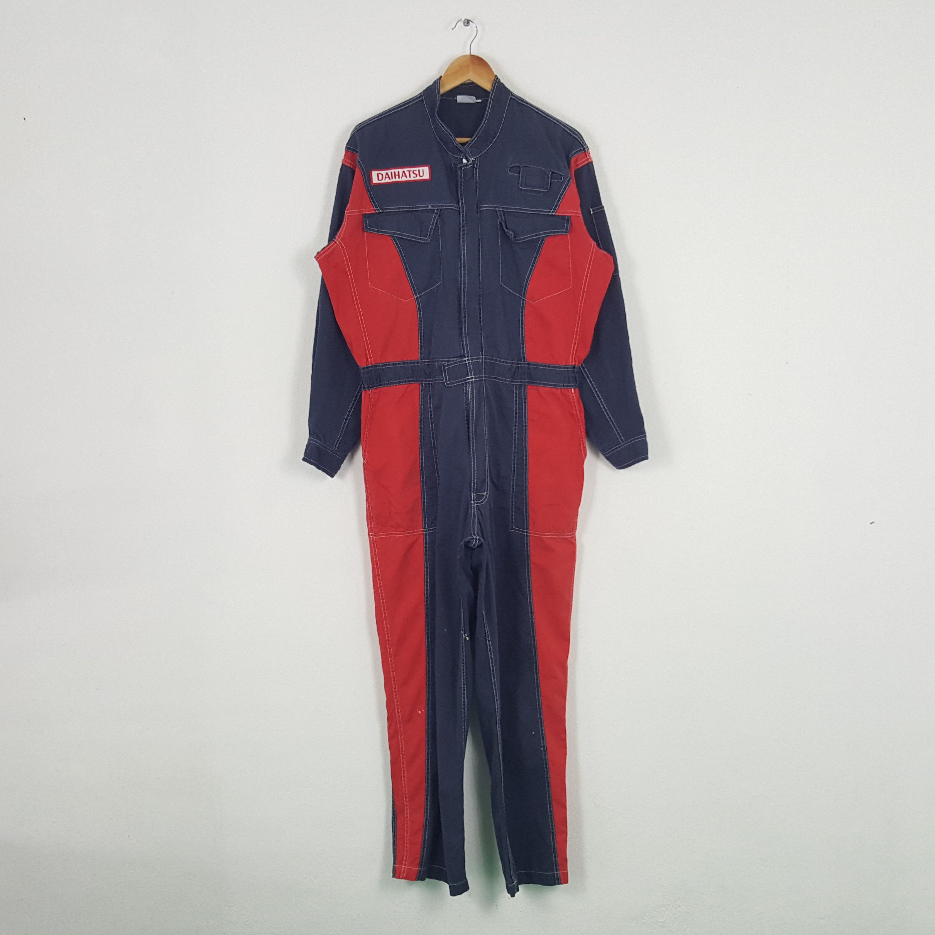 Japanese Brand × Vintage Vintage Daihatsu Japanese Motorsports Racing Coverall Jacket Size US XL / EU 56 / 4 - 4 Thumbnail