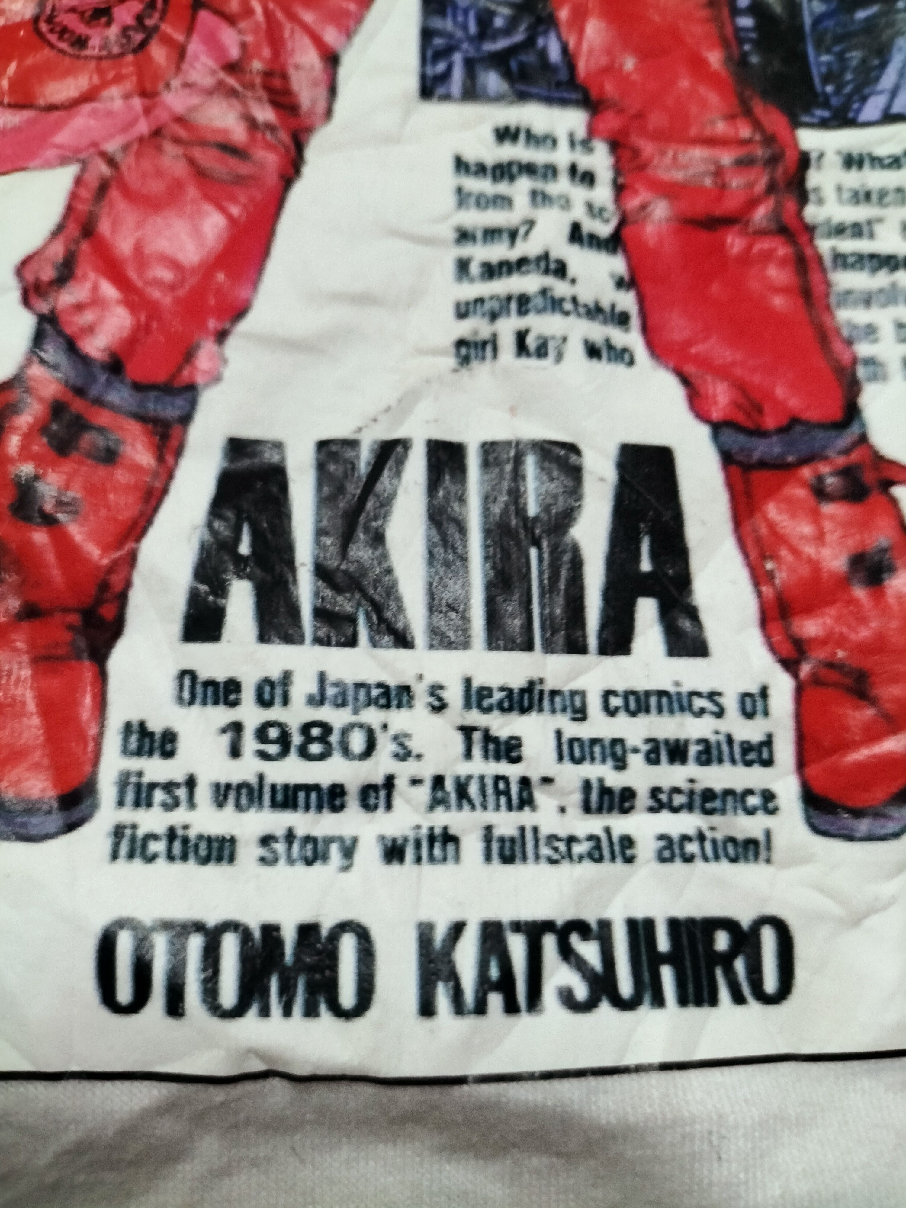 Other Akira Otomo Katsuhiro Iron On movie legendary cartoon Size US L / EU 52-54 / 3 - 6 Thumbnail