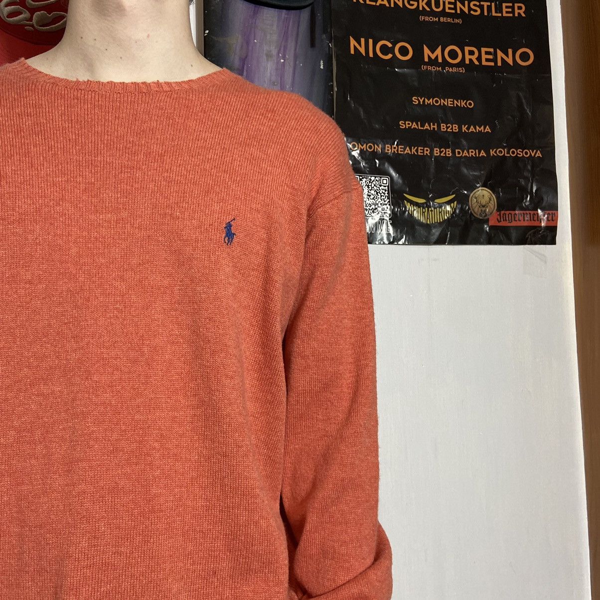 Japanese Brand × Polo Ralph Lauren × Vintage 📌 Vintage Polo Ralph Lauren Carrot Wool Sweater Size US L / EU 52-54 / 3 - 2 Thumbnail