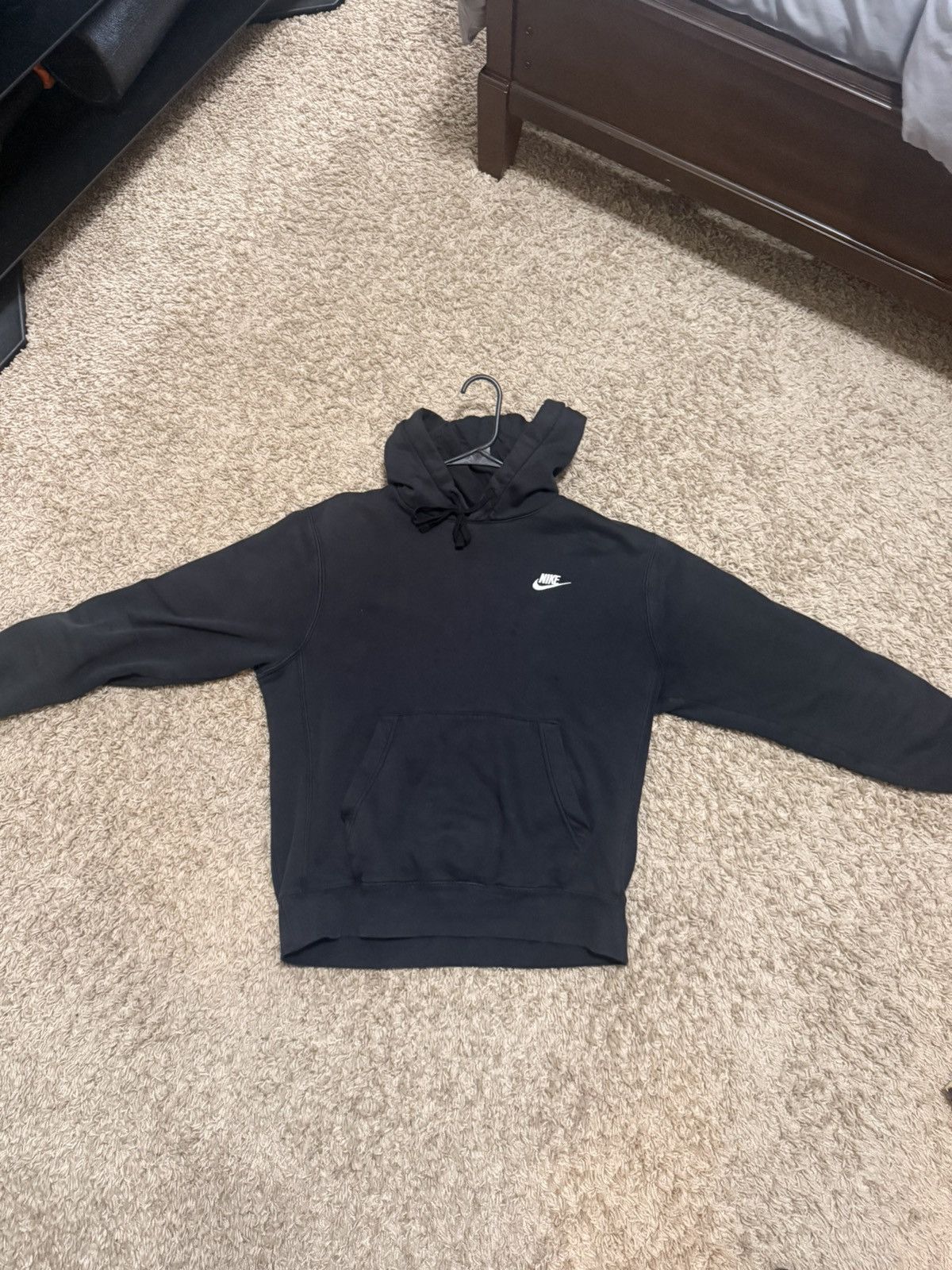 Nike Black Nike Hoodie Size US S / EU 44-46 / 1 - 1 Thumbnail