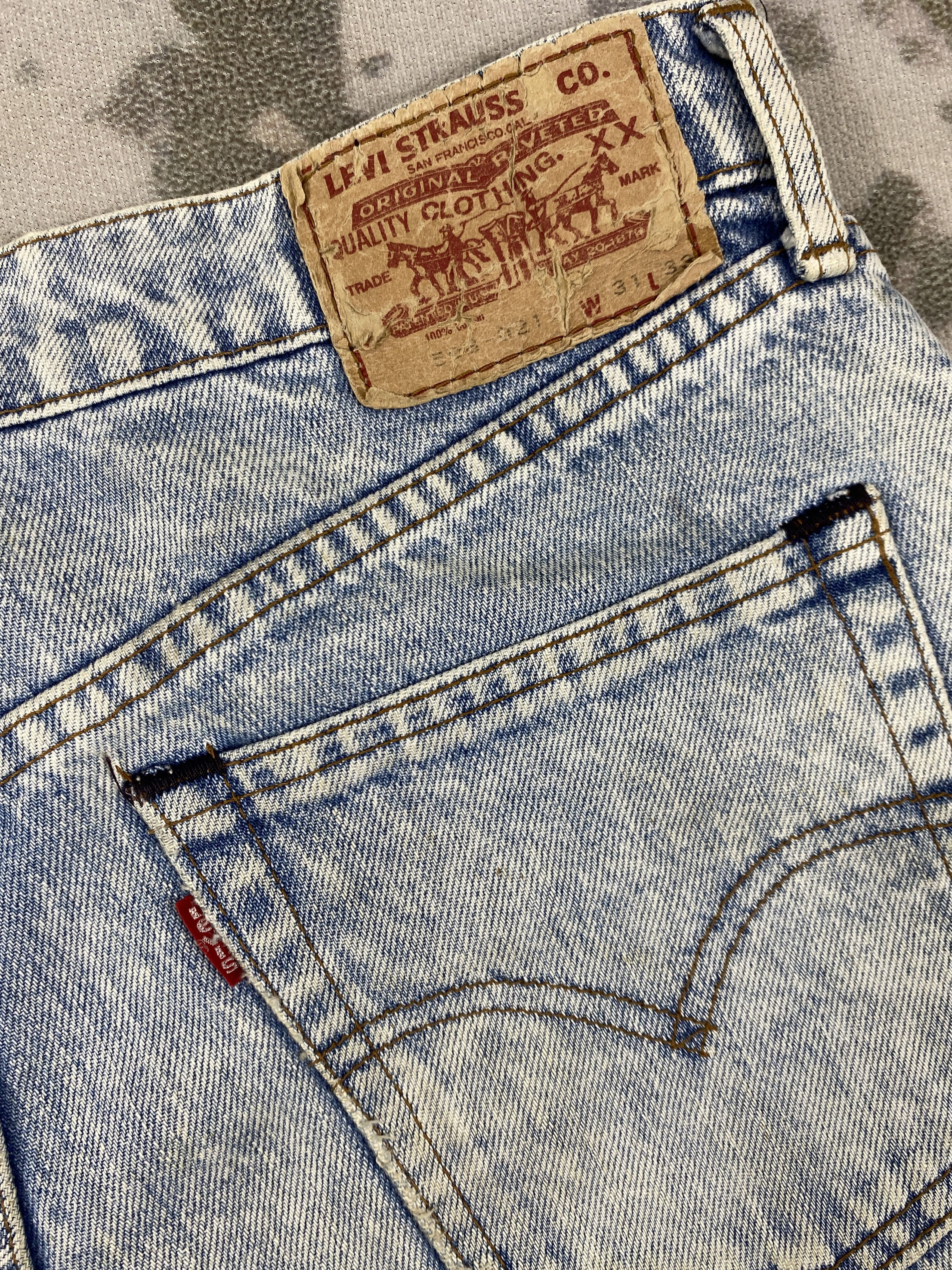 Levi's Acid Wash Vintage Levi's 508 Denim 30 x 27 -JN510 Size US 30 / EU 46 - 11 Thumbnail