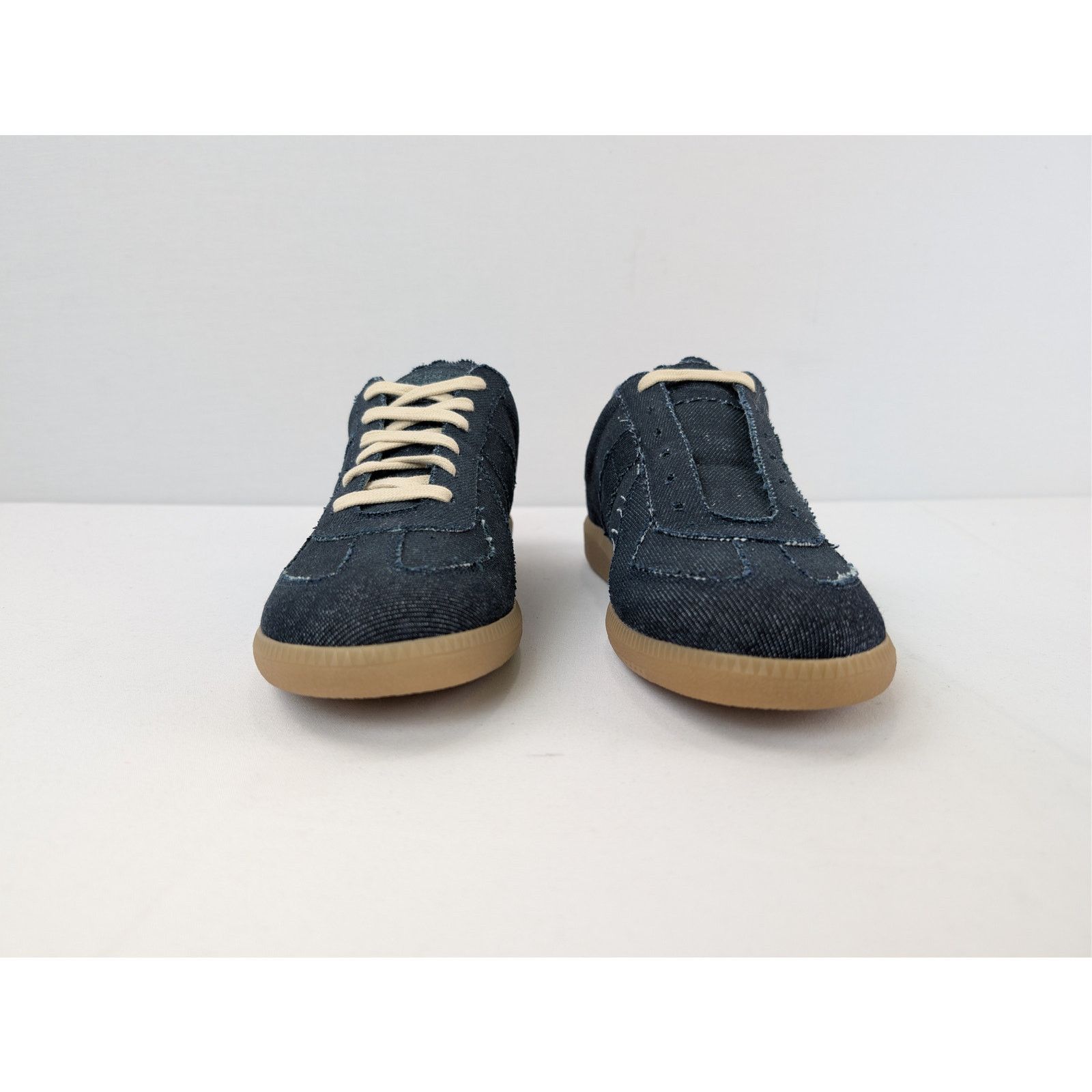 Maison Margiela o1rshd1 Exclusive Denim Shoe low top sneakers in Blue/Brown Size US 8 / EU 41 - 9 Thumbnail