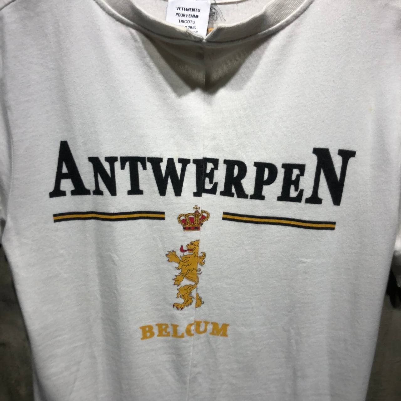 Vetements Vetements AW16 Antwerpen Tee Size US S / EU 44-46 / 1 - 2 Thumbnail