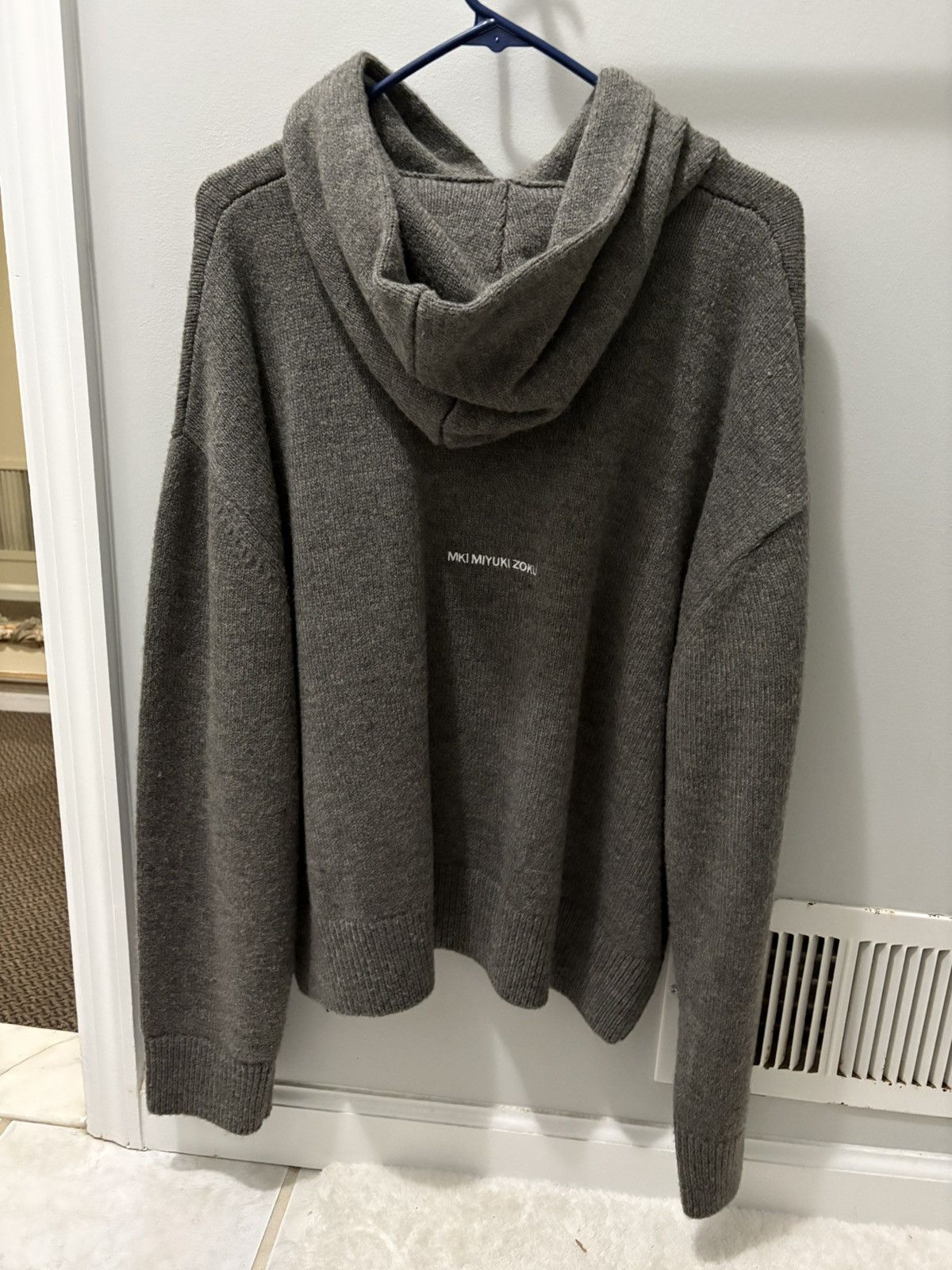 Mki Miyuki Zoku Mohair blend knit hoodie Size US M / EU 48-50 / 2 - 2 Thumbnail