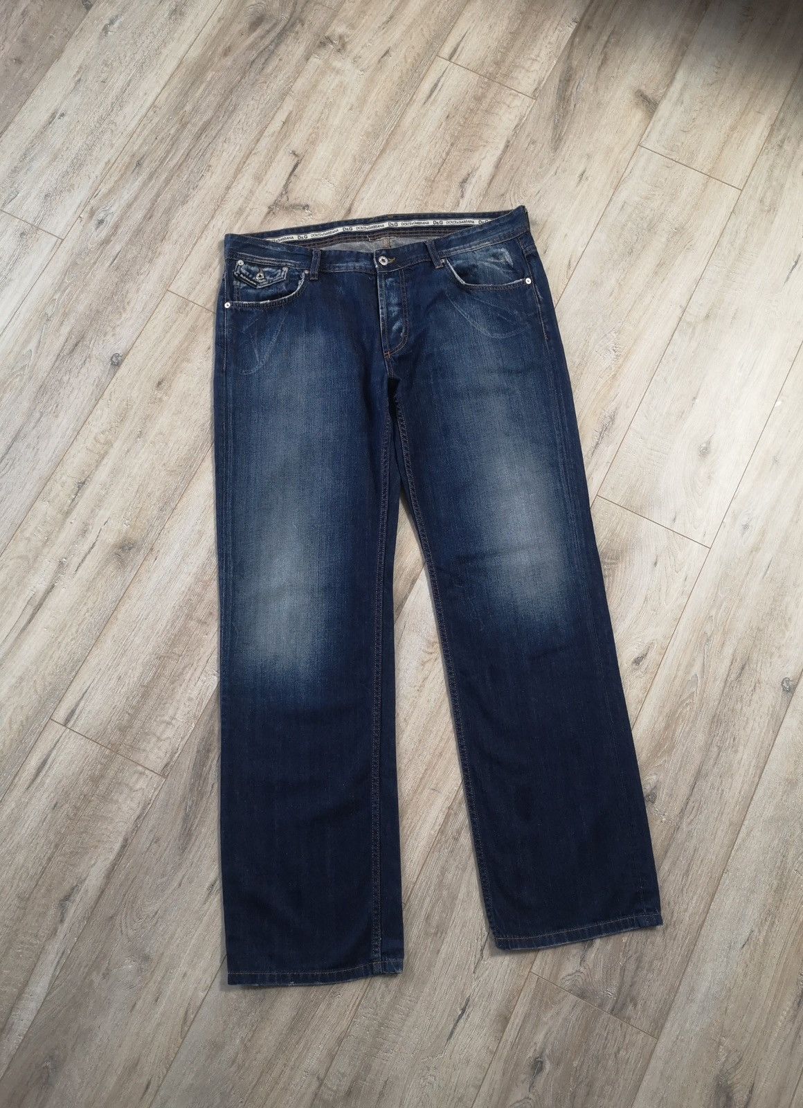Dolce & Gabbana Dolce&gabbana Metal Logo Denim Pants Size US 40 / EU 56 - 3 Thumbnail