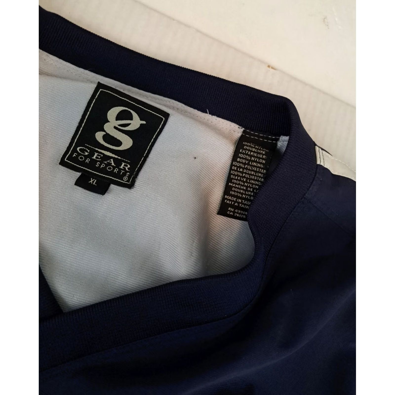 Vintage VINTAGE GEAR FOR SPORTS Cranbrook Kingswood College Michigan Embroidered Pullover Nylon Jacket Windbreaker Blue XL Men Size US XL / EU 56 / 4 - 4 Thumbnail