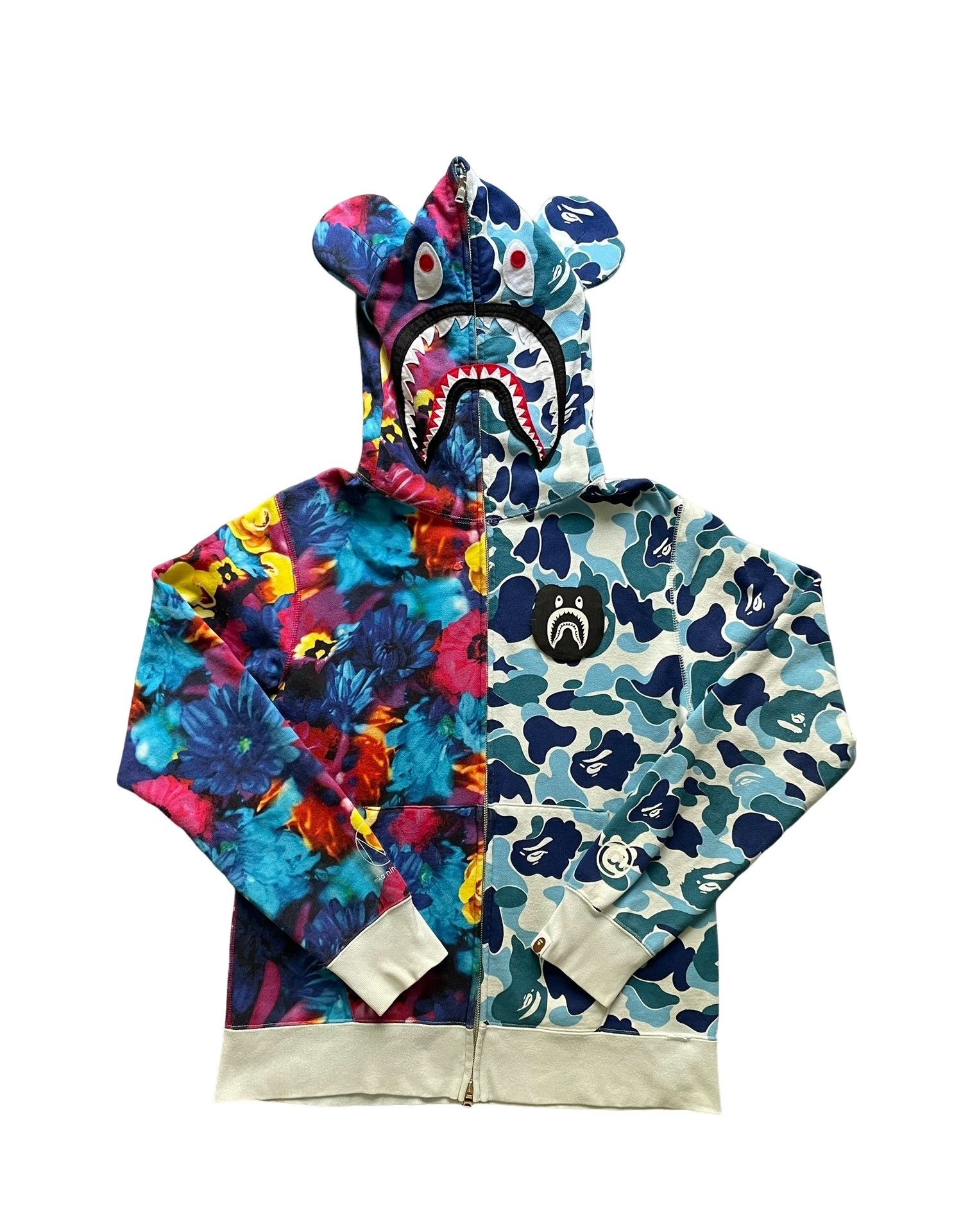 Bape A BATHING APE x Mika Ninagawa Shark Hoodie Size L Size US L / EU 52-54 / 3 - 1 Thumbnail