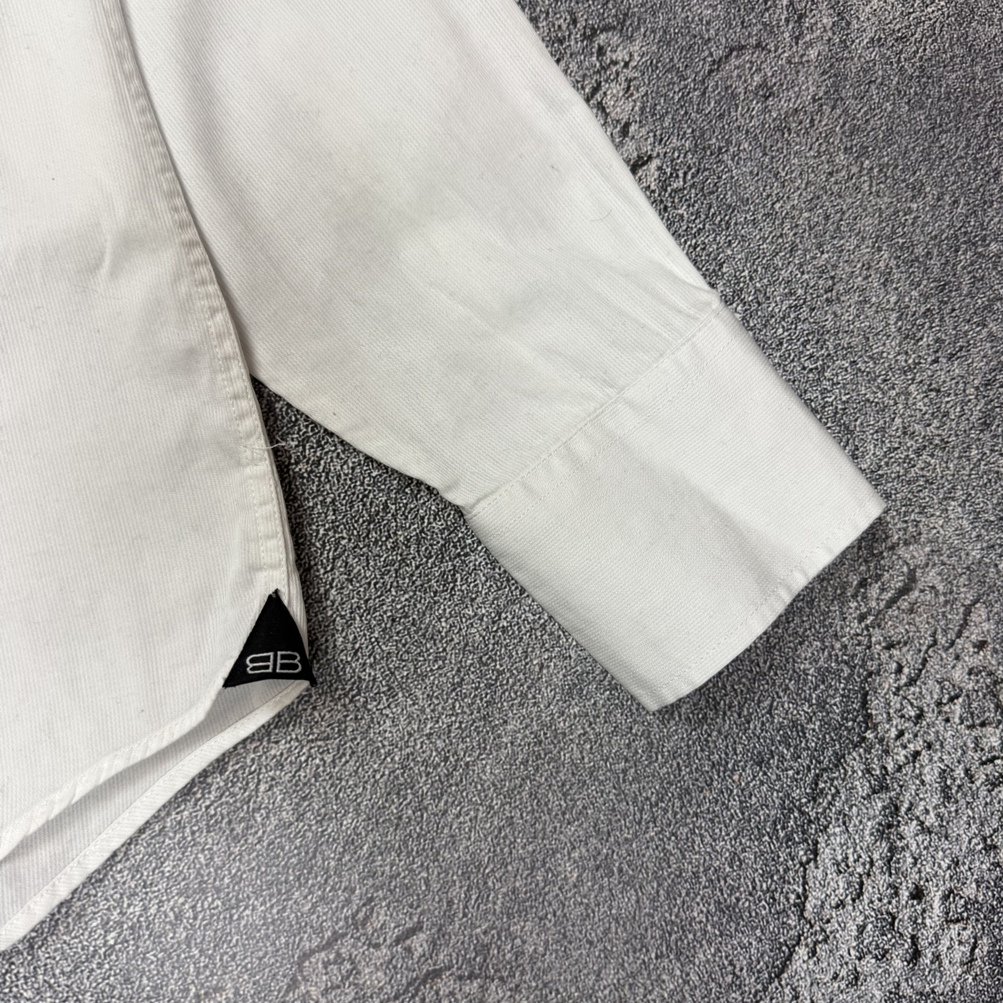 Balenciaga Balenciaga White Button Up Shirt Size US M / EU 48-50 / 2 - 4 Thumbnail