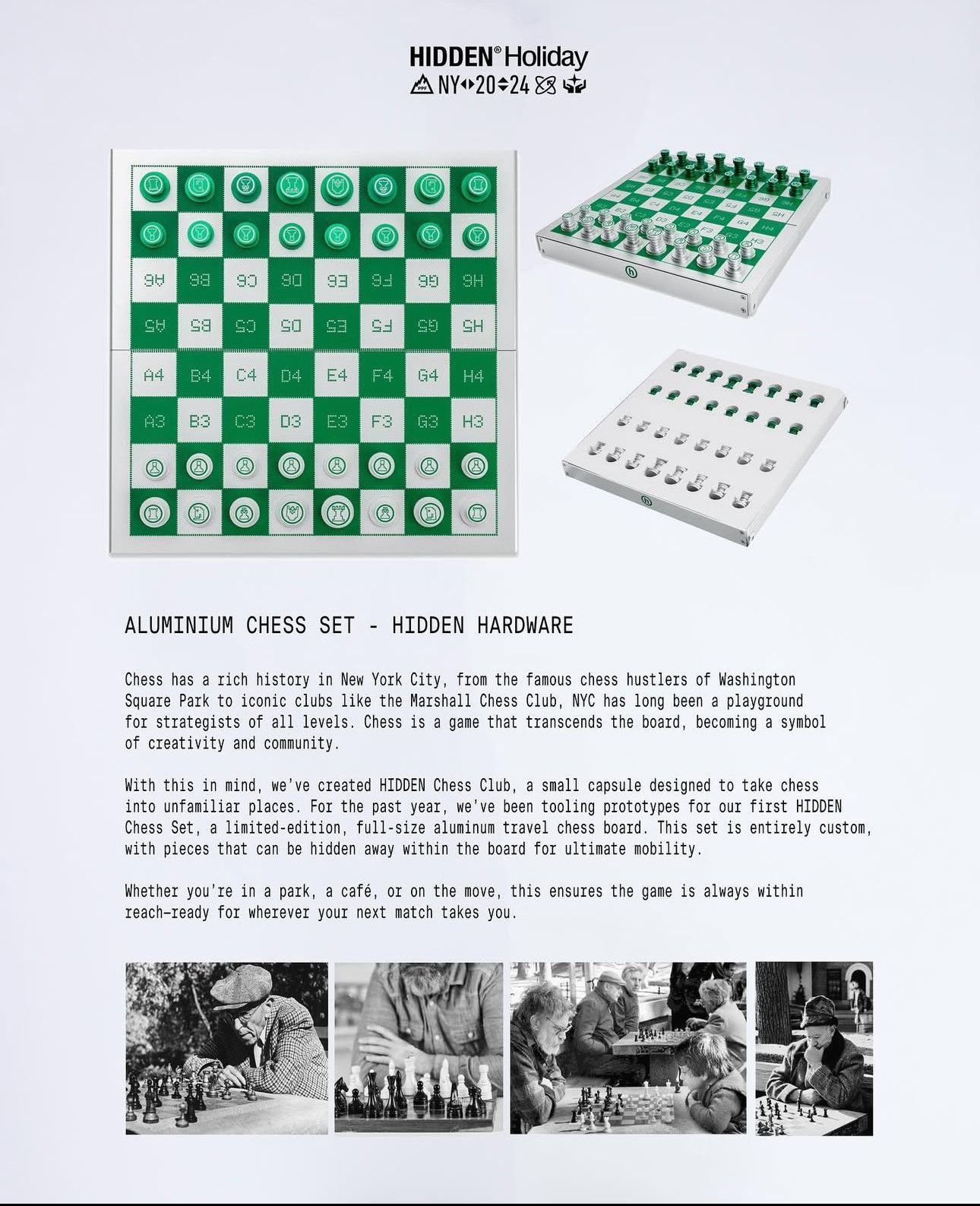 HIDDEN Hidden NY Chess Set Size ONE SIZE - 9 Thumbnail