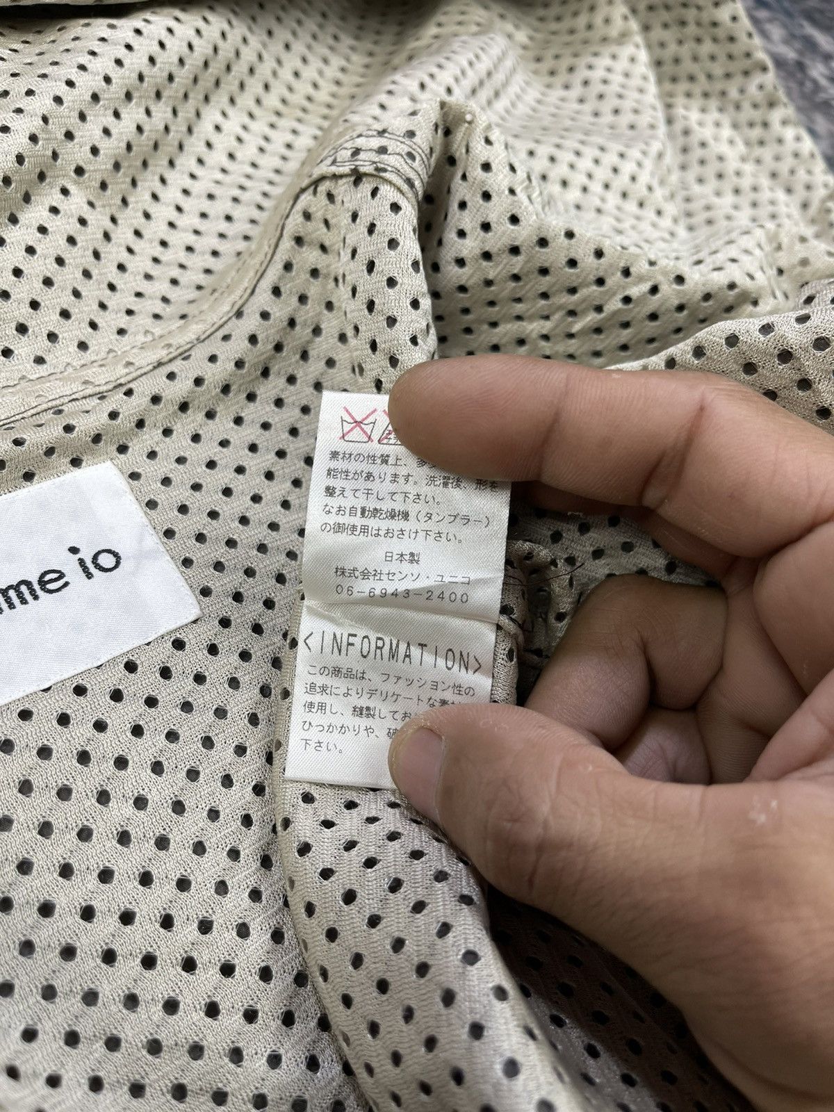Japanese Brand io Comme io All Over Multi Pocket Zipper Hooded Nylon Jacket Size S / US 4 / IT 40 - 12 Thumbnail