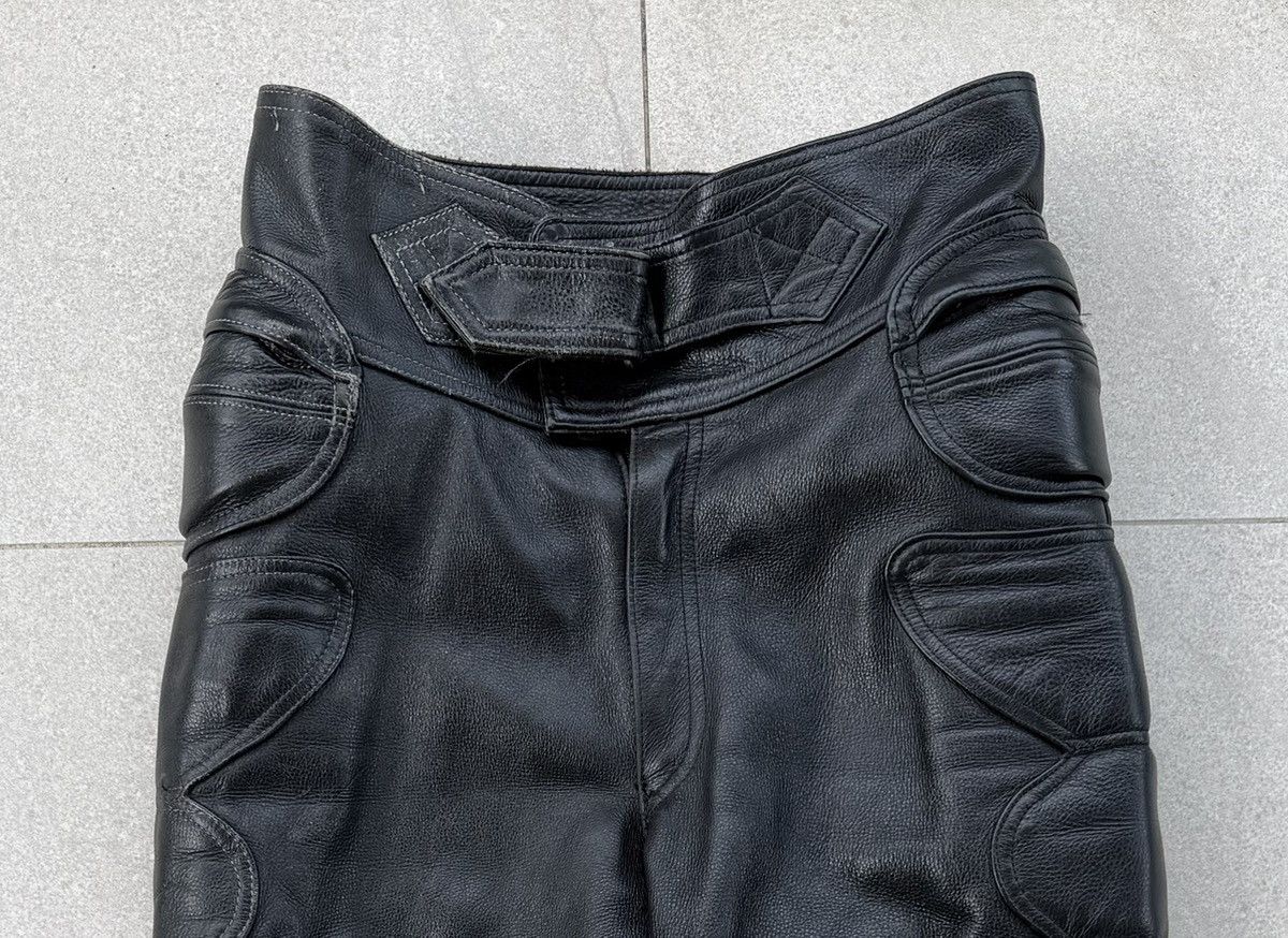 Vintage B’s Leather Motorcycle Pants Padded Biker Archive Leather Size US 30 / EU 46 - 8 Thumbnail