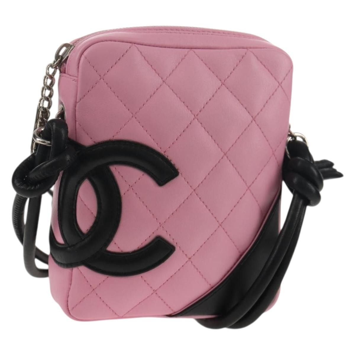 Chanel Chanel Cambon Zip Pouch Quilted Leather Size ONE SIZE - 1 Thumbnail