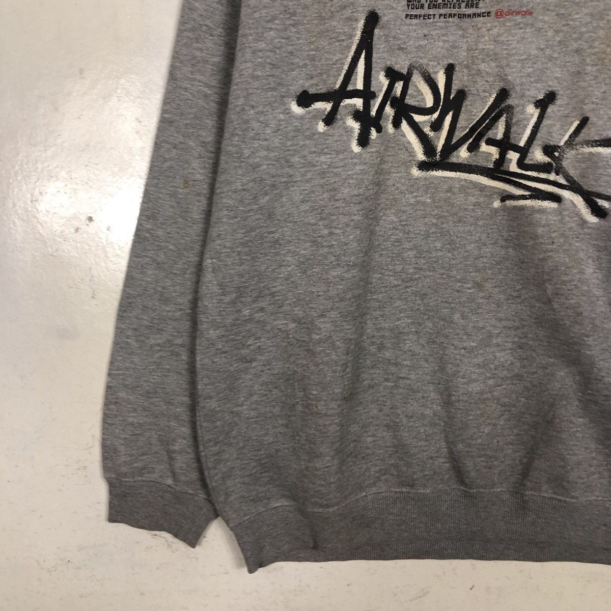 Japanese Brand 📌Vintage Sweatshirt Crewneck Airwalk Spell Out Big Logo Size US M / EU 48-50 / 2 - 6 Thumbnail