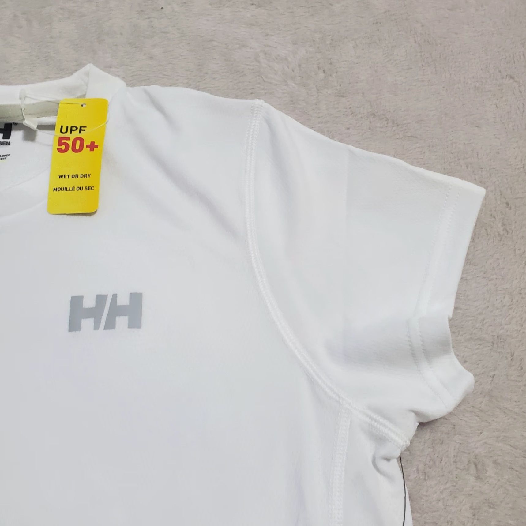 Helly Hansen Helly Hansen T Shirt Women M White Lifa Solen UPF 50 Outdoors Size M / US 6-8 / IT 42-44 - 5 Thumbnail