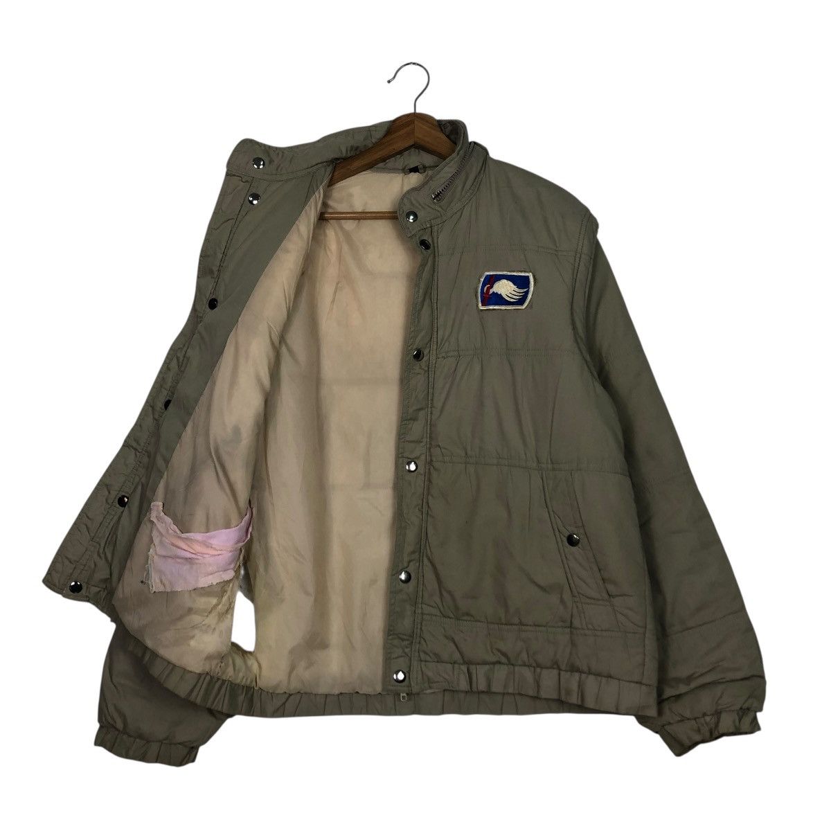 Japanese Brand 🔥VINTAGE PUFFER BIKER JACKET PUNK UNBRANDED ISSEY MIYAKE Size US L / EU 52-54 / 3 - 14 Thumbnail