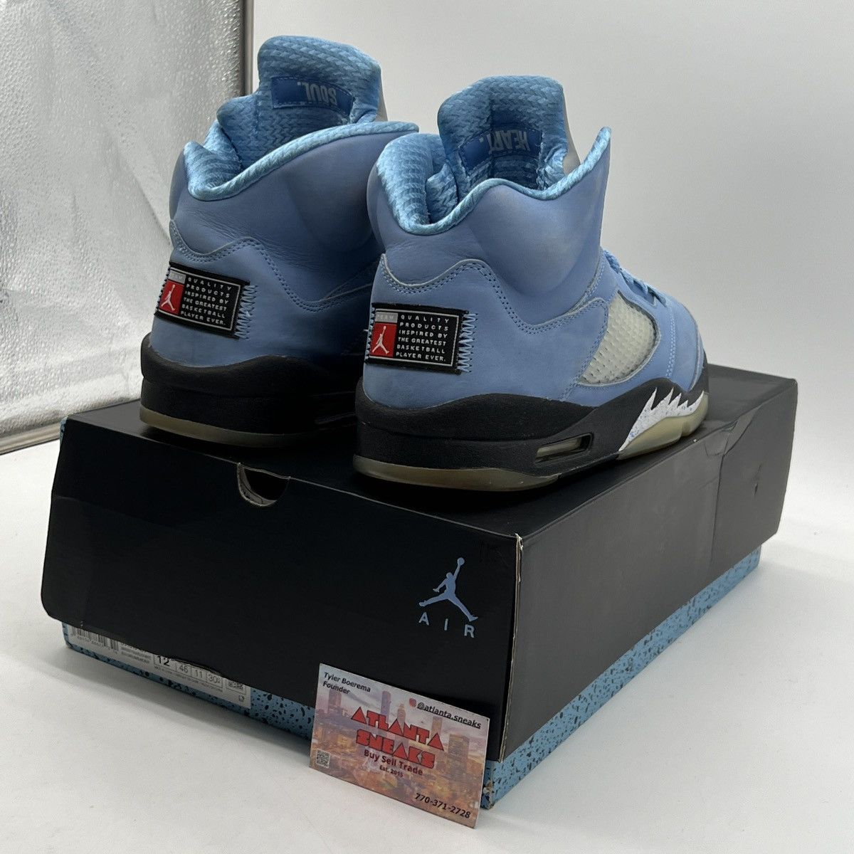 Jordan Brand Air Jordan 5 unc Size US 12 / EU 45 - 5 Thumbnail