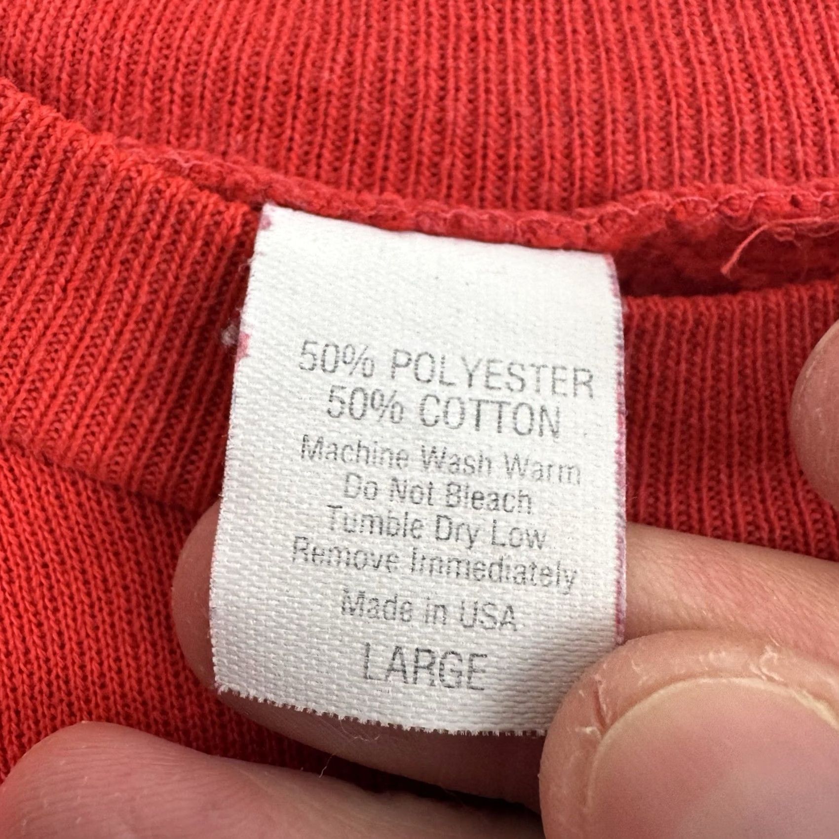 Vintage VINTAGE Home Boy Can’t Touch This Funny Sweatshirt Adult Large Red USA 80s Mens Sweatshirt Size US L / EU 52-54 / 3 - 5 Thumbnail