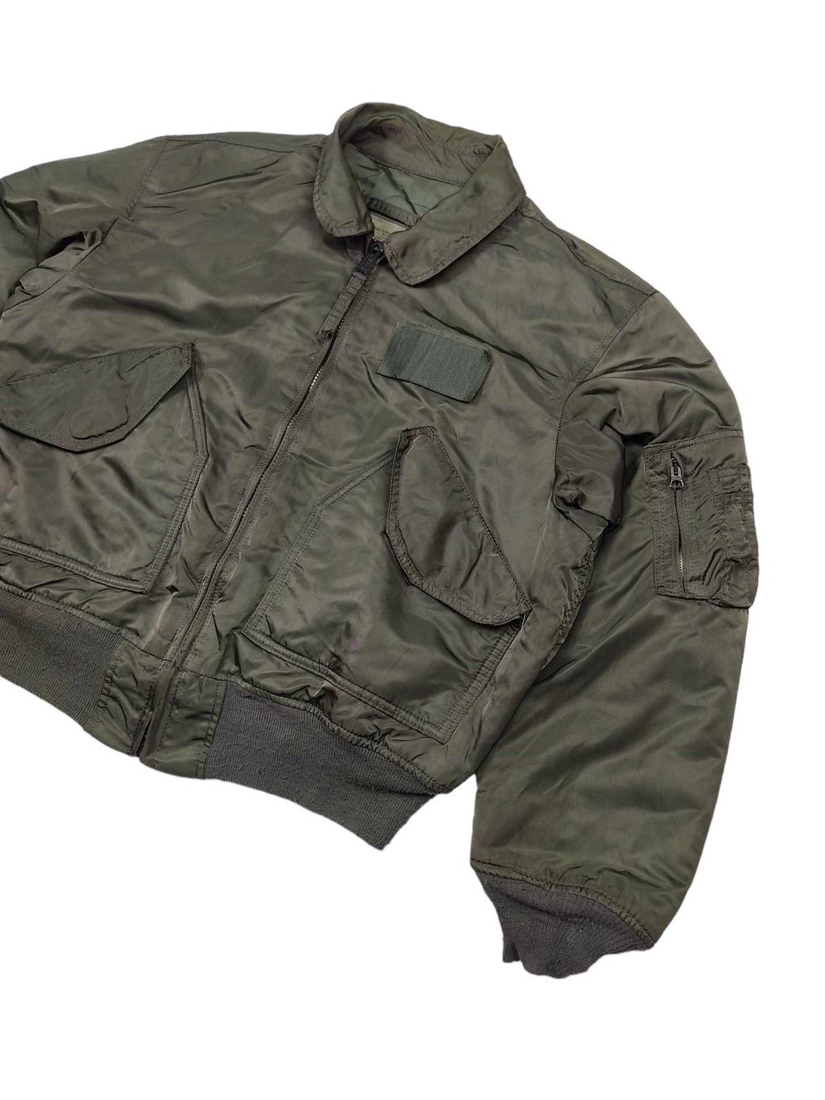 Alpha Industries × Vintage VINTAGE 90s Alpha Industries Flight Jacket Size US L / EU 52-54 / 3 - 2 Thumbnail