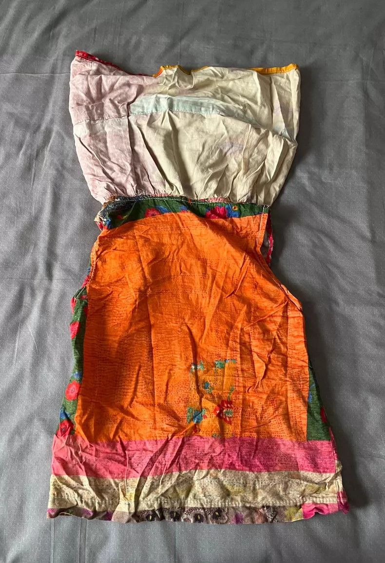 Comme des Garcons Beautiful Layered Print Top with Drawstring-2506 Size M / US 6-8 / IT 42-44 - 7 Thumbnail