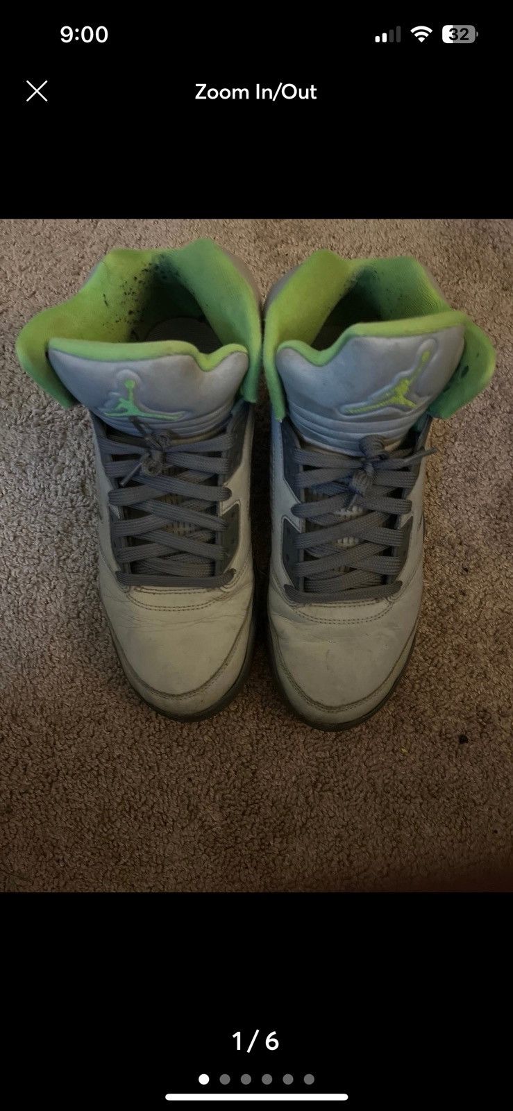 Jordan Brand jordan 5 green bean Size US 10 / EU 43 - 1 Thumbnail