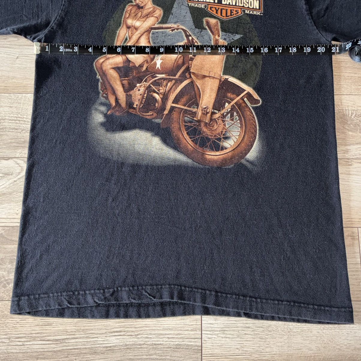 Harley Davidson Harley Davidson pin-up girl tee shirt Size US L / EU 52-54 / 3 - 6 Thumbnail