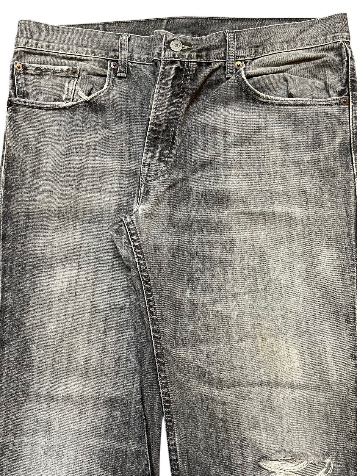 Levi's Vintage 90s Levis 502 Faded Wash Distress Style Loose Jeans Size US 36 / EU 52 - 4 Thumbnail