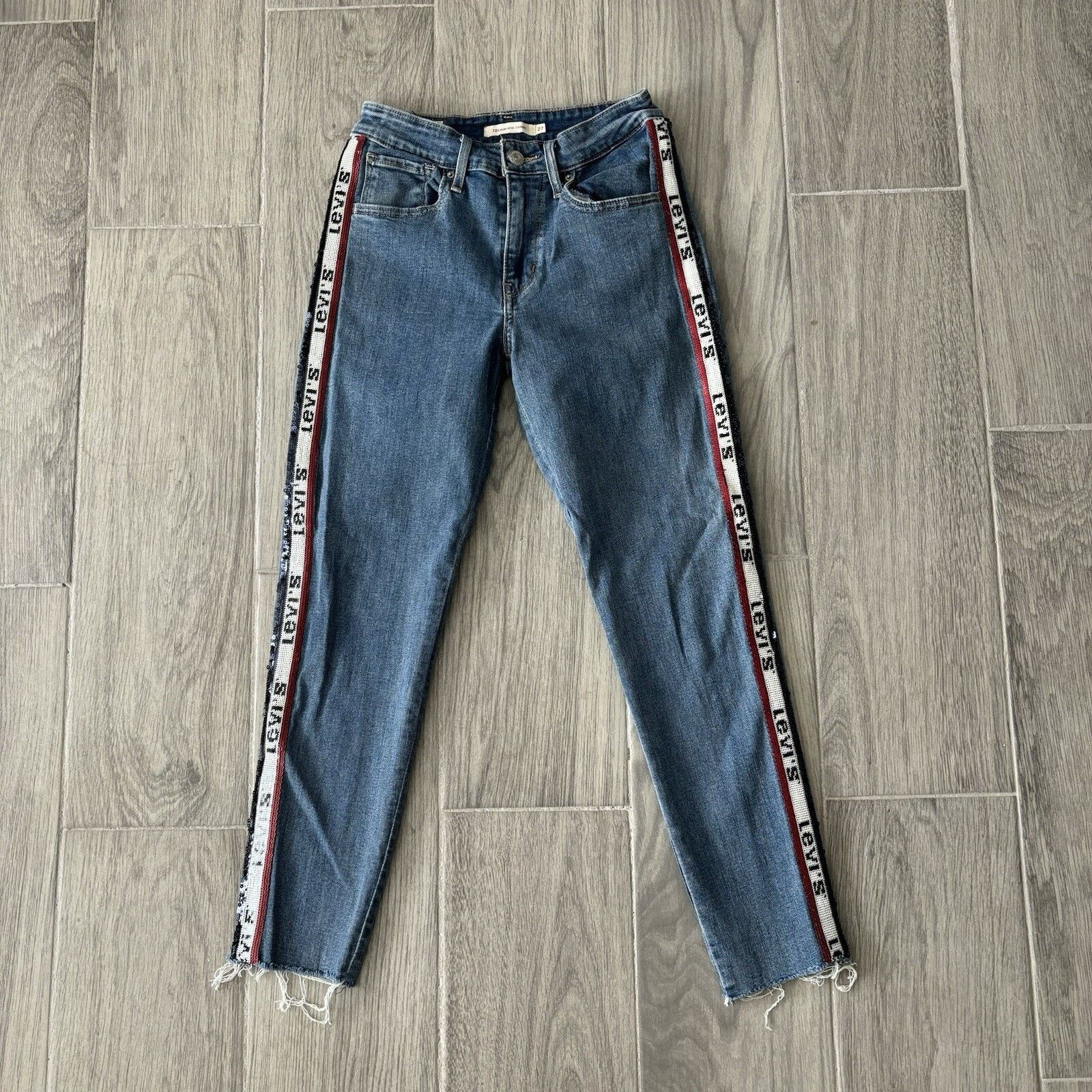 Levi's Levi’s 721 Women's 24x27 (tag 27) High Rise Skinny Big E Jns Size 24" / US 00 / IT 34 - 1 Thumbnail