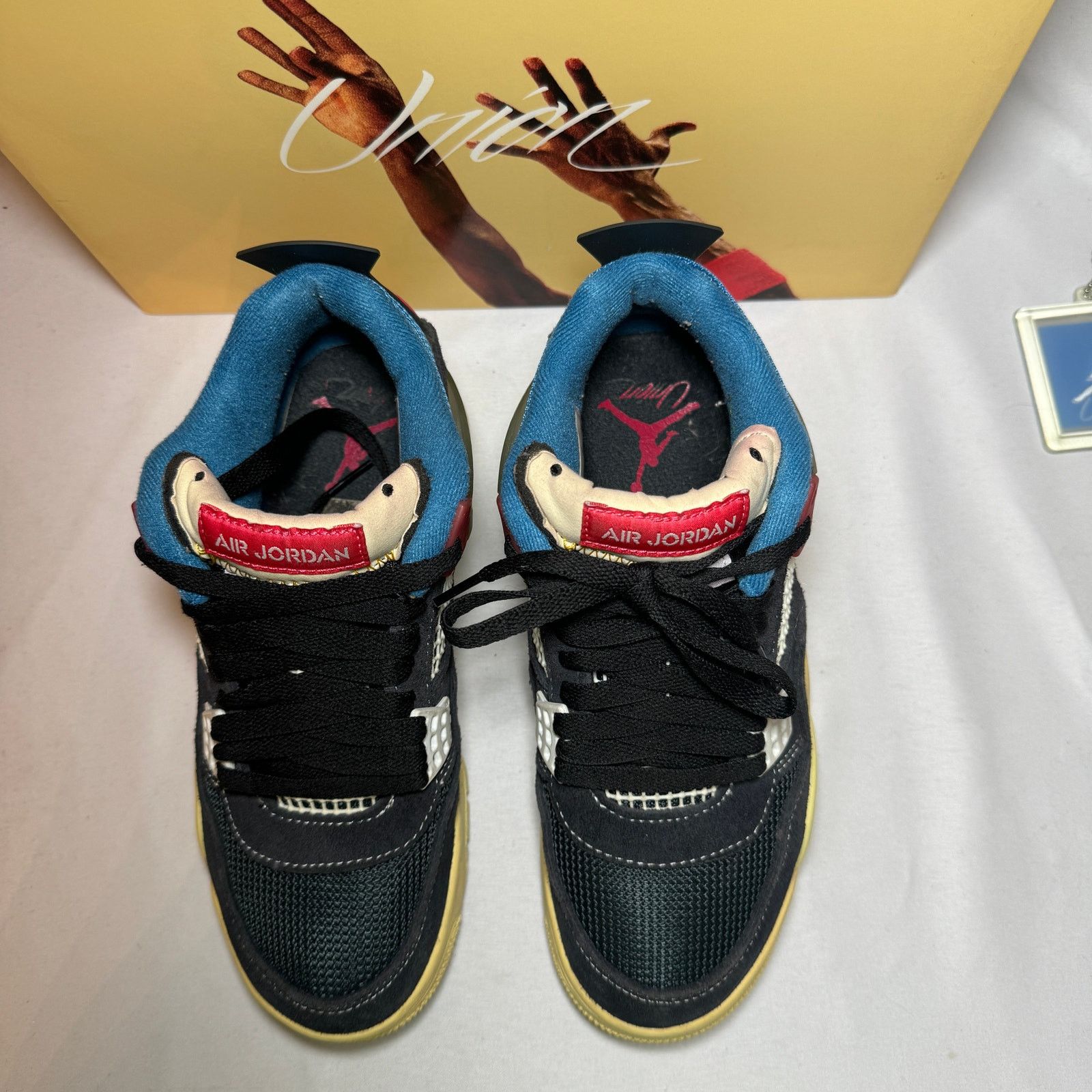 Jordan Brand × Nike Size 5 - Union LA x Air Jordan 4 Retro Off Noir Men's Shoes Size US 5 / EU 37 - 4 Thumbnail
