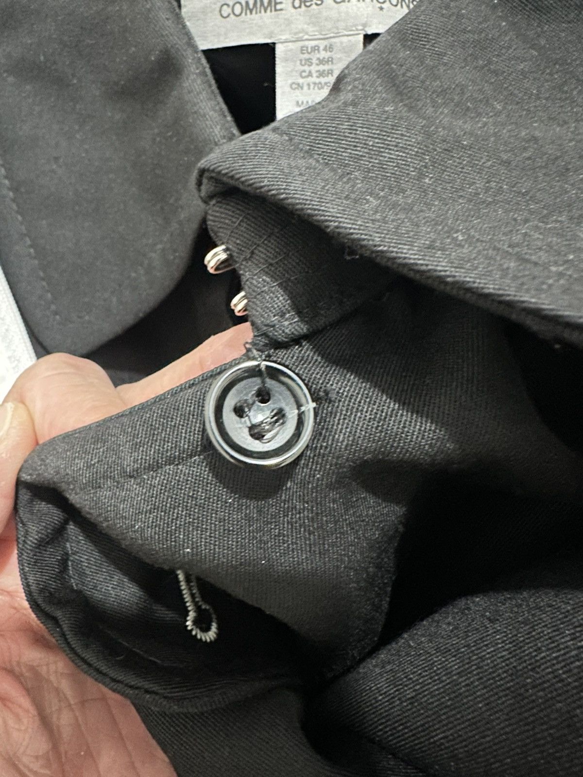 Comme des Garcons × H&M COMME DES GARCONS X H&M TRENCH COAT A/W 2008 Size US S / EU 44-46 / 1 - 11 Thumbnail